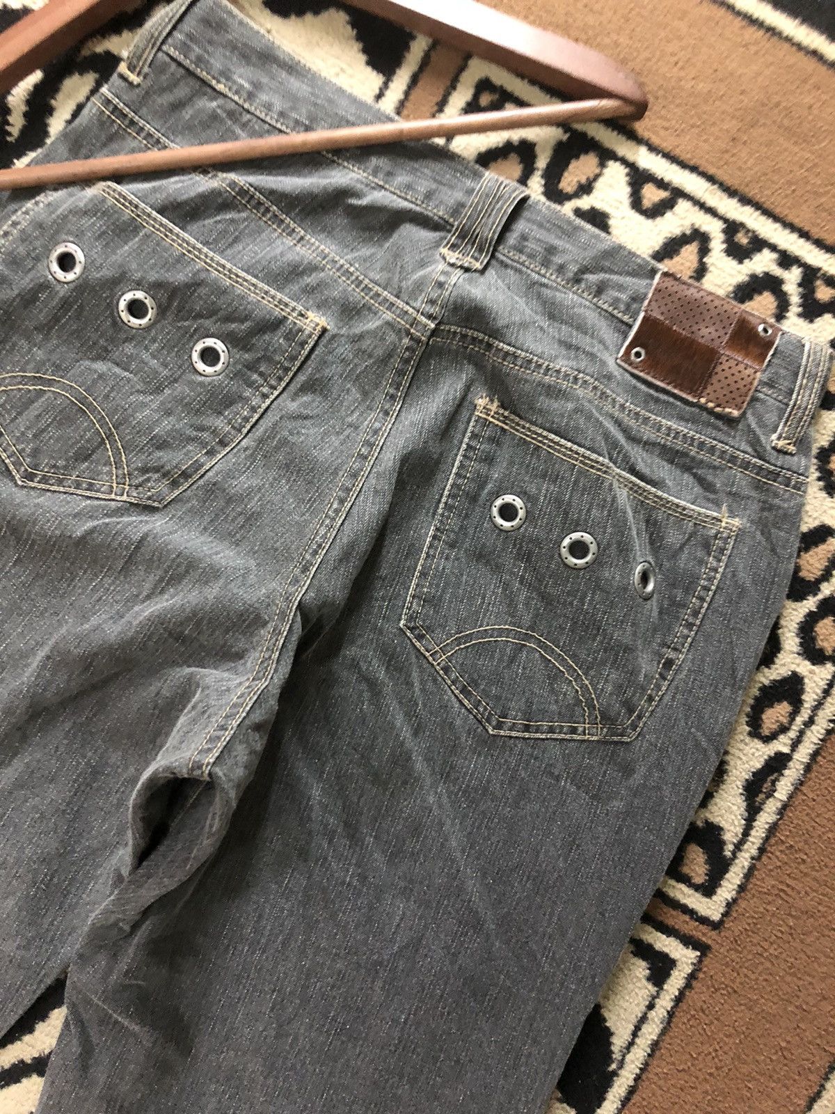 Japanese Brand X JAPANESE BRAND LEATHER HORSE PATCH DENIM Size US 32 / EU 48 - 2 Thumbnail