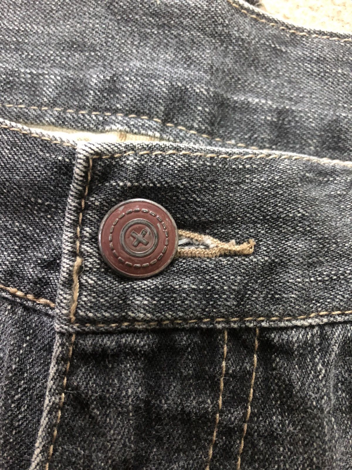 Japanese Brand X JAPANESE BRAND LEATHER HORSE PATCH DENIM Size US 32 / EU 48 - 6 Thumbnail