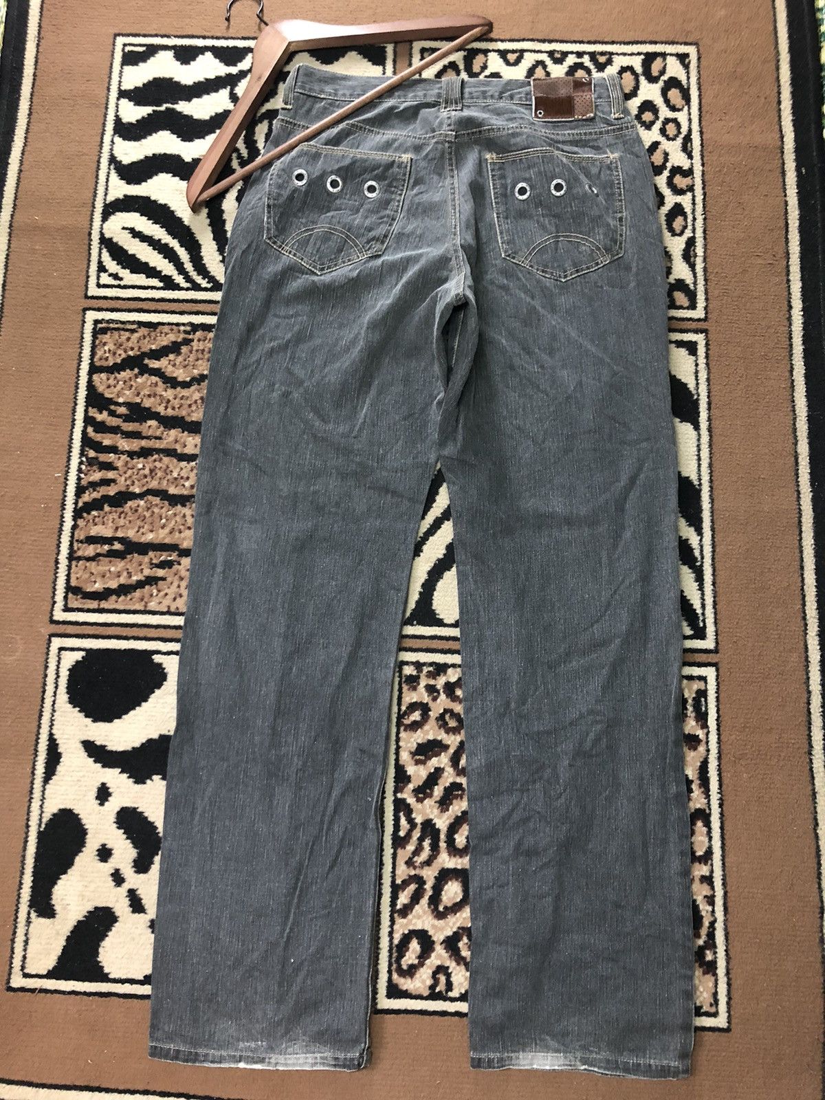 Japanese Brand X JAPANESE BRAND LEATHER HORSE PATCH DENIM Size US 32 / EU 48 - 1 Thumbnail