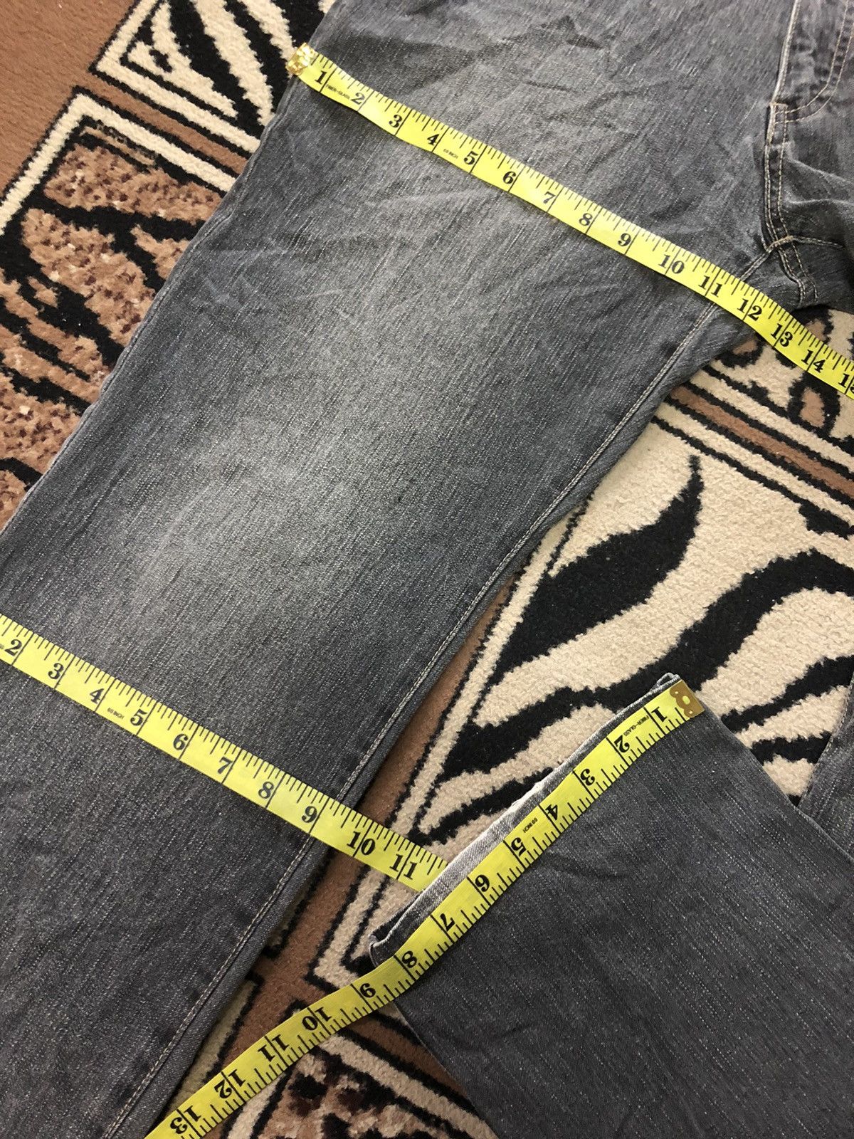 Japanese Brand X JAPANESE BRAND LEATHER HORSE PATCH DENIM Size US 32 / EU 48 - 14 Thumbnail