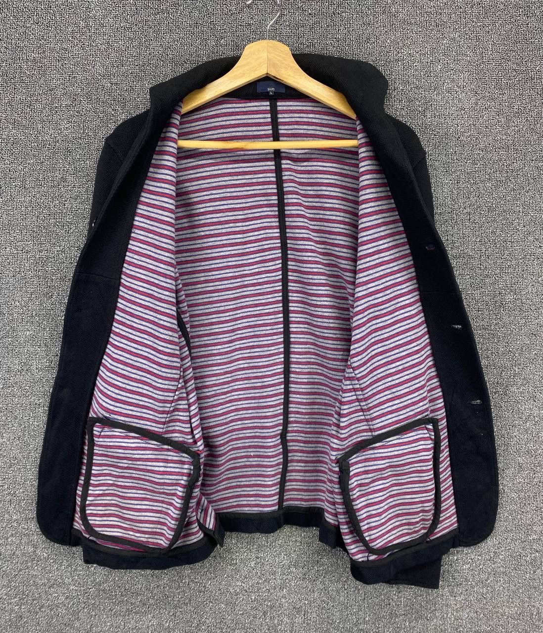 Japanese Brand Vintage Ships Coat Light Jacket Size L / US 10 / IT 46 - 6 Thumbnail