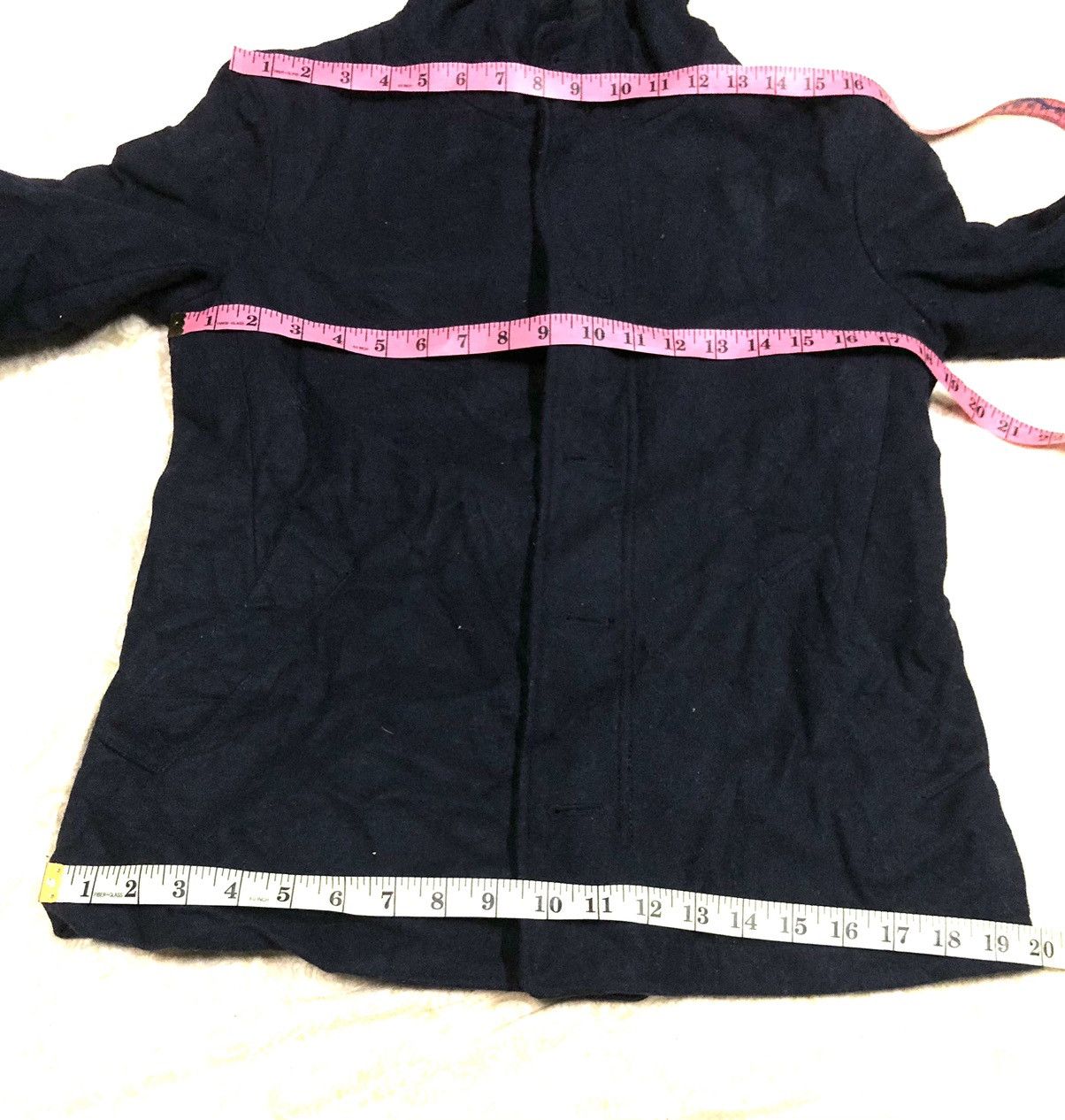 Japanese Brand × NANO universe NANO-UNIVERSE BLACK WOOL ZIPPER/BUTTON JACKET Size US S / EU 44-46 / 1 - 9 Thumbnail