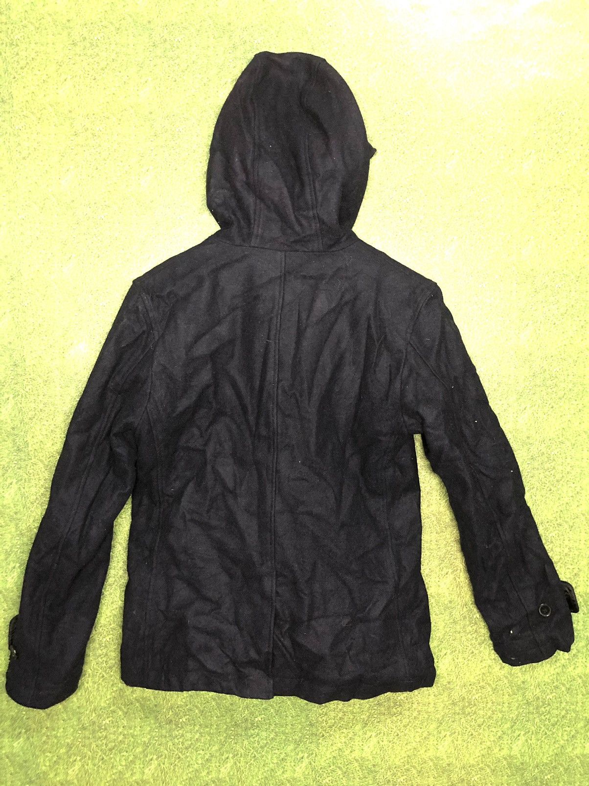 Japanese Brand × NANO universe NANO-UNIVERSE BLACK WOOL ZIPPER/BUTTON JACKET Size US S / EU 44-46 / 1 - 7 Thumbnail