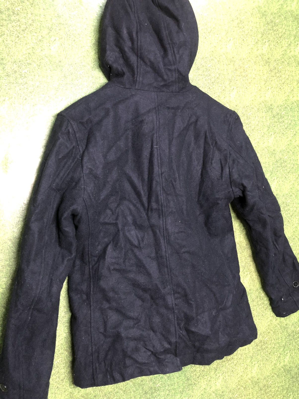 Japanese Brand × NANO universe NANO-UNIVERSE BLACK WOOL ZIPPER/BUTTON JACKET Size US S / EU 44-46 / 1 - 8 Thumbnail