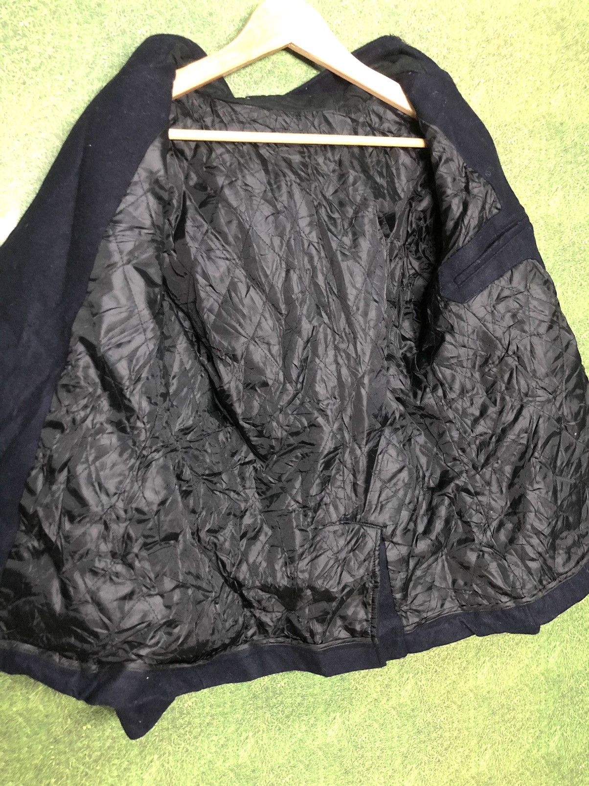 Japanese Brand × NANO universe NANO-UNIVERSE BLACK WOOL ZIPPER/BUTTON JACKET Size US S / EU 44-46 / 1 - 4 Thumbnail