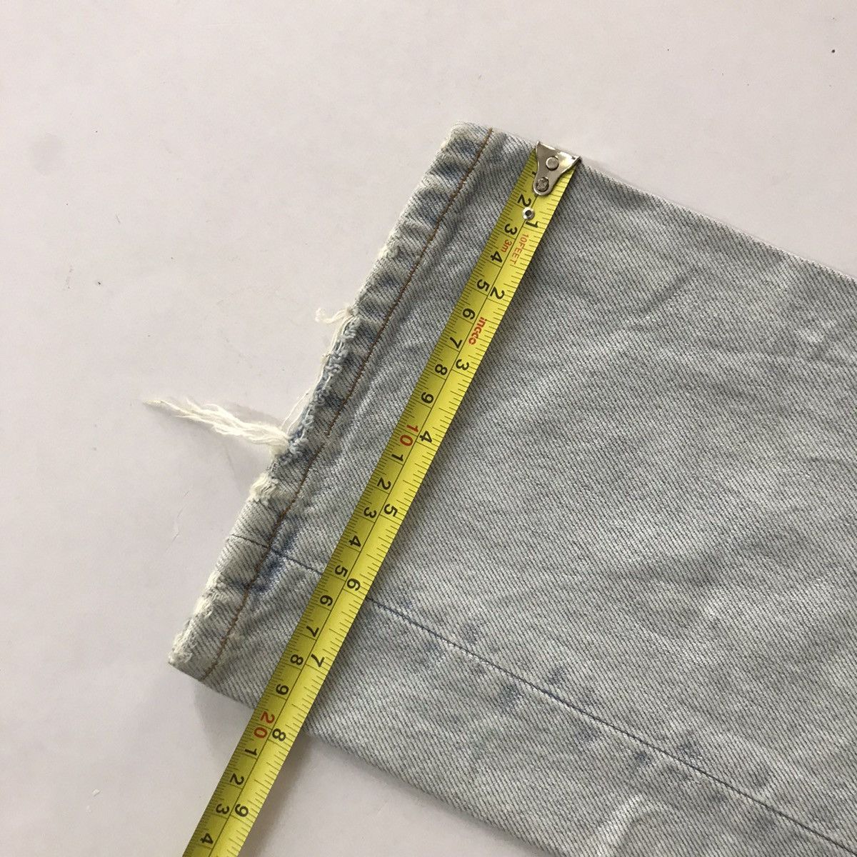Levi's Vintage Clothing × Vintage 🔥Vintage 90s Levi’s patchwork design denim pant Size US 29 - 11 Thumbnail