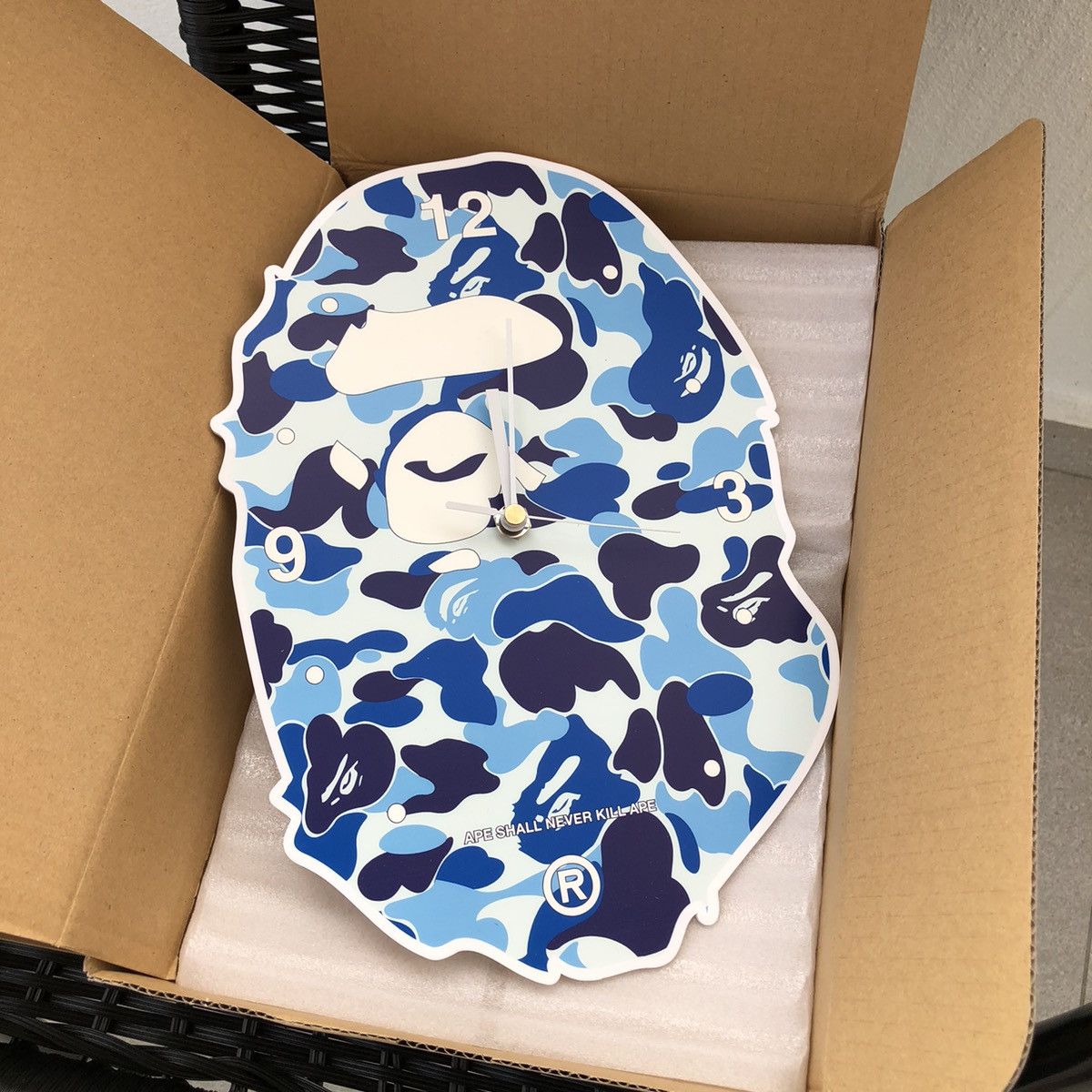 Bape OG ABC Camo Ape Head Wall Clock Size ONE SIZE - 3 Thumbnail