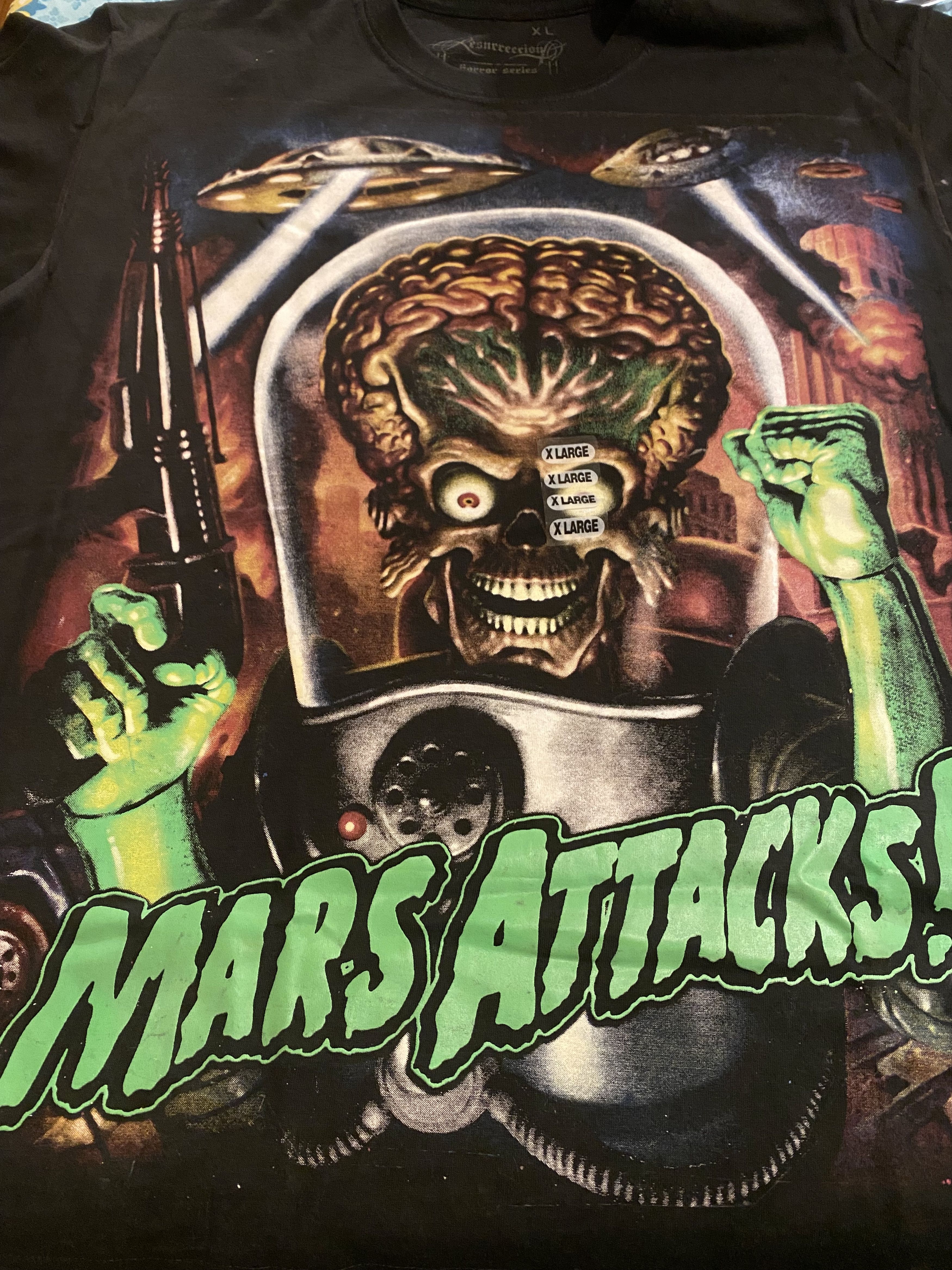 Other New Resurreccion Mars Attacks Big Print Bootleg XL Size US XL / EU 56 / 4 - 3 Thumbnail