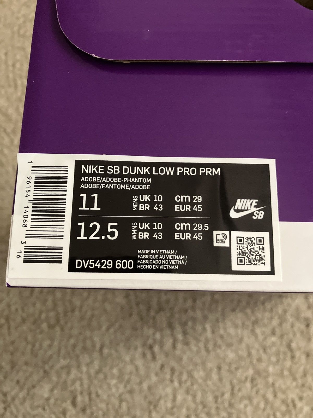 Nike Nike SB Dunk Low Adobe Size US 11 / EU 44 - 7 Thumbnail