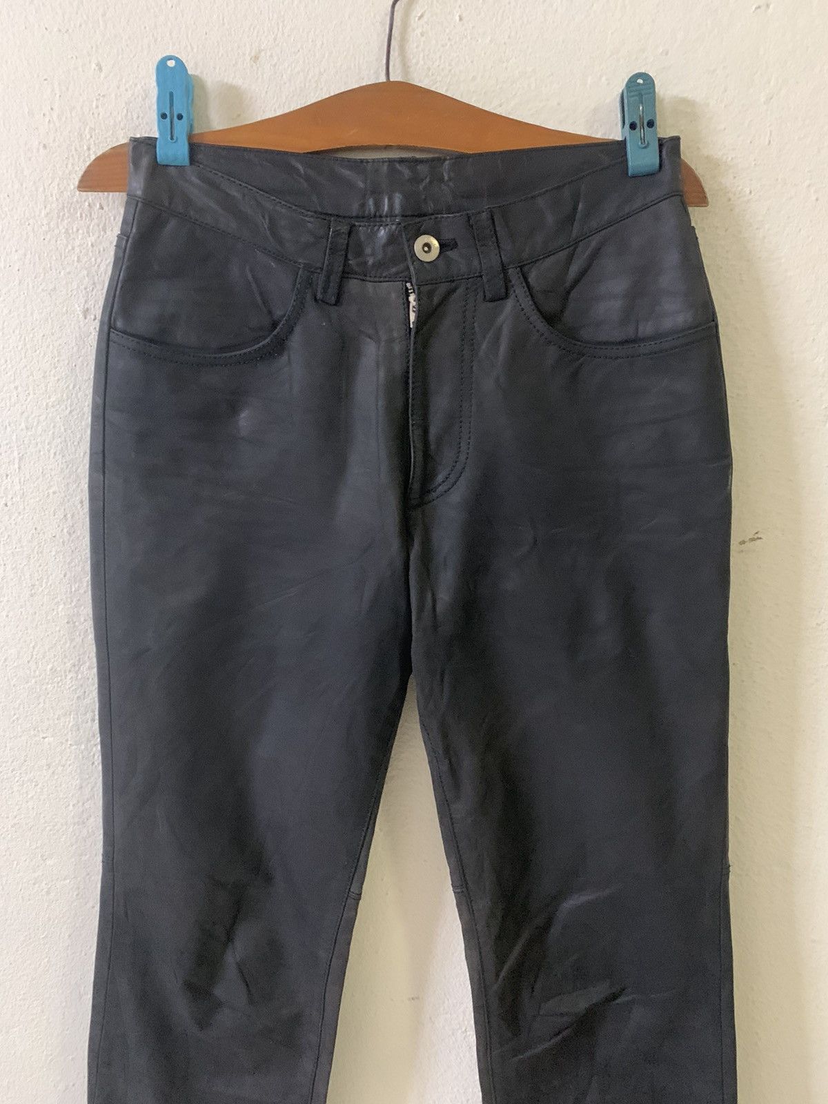 Japanese Brand Crow’s Nest Leather Pants Size US 28 / EU 44 - 3 Thumbnail