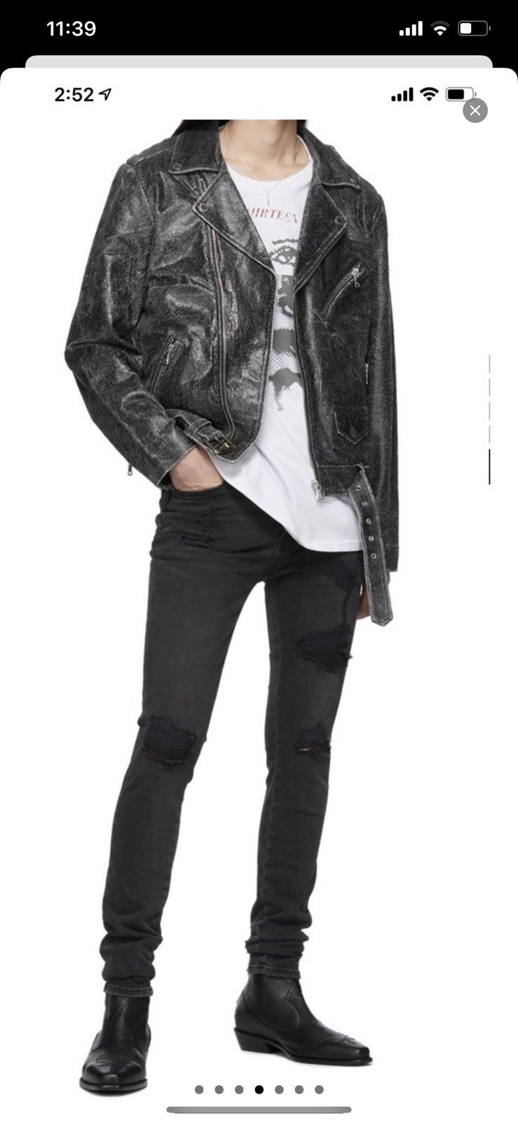 Stolen Girlfriends Club Stolen Girlfriends Club JOEY LEATHER BIKER JACKET Size US XL / EU 56 / 4 - 4 Thumbnail