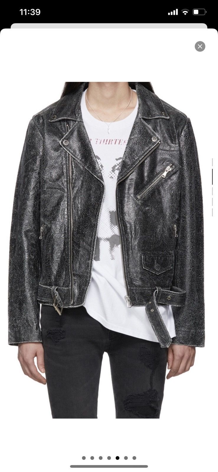 Stolen Girlfriends Club Stolen Girlfriends Club JOEY LEATHER BIKER JACKET Size US XL / EU 56 / 4 - 5 Thumbnail