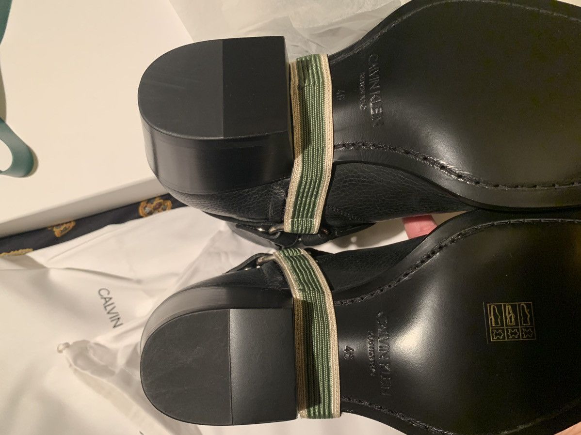 Calvin Klein 205W39NYC CALVIN KLEIN 205W39NYC Tex Harness Grainy Calf Boots 13/46 Size US 13 / EU 46 - 5 Thumbnail