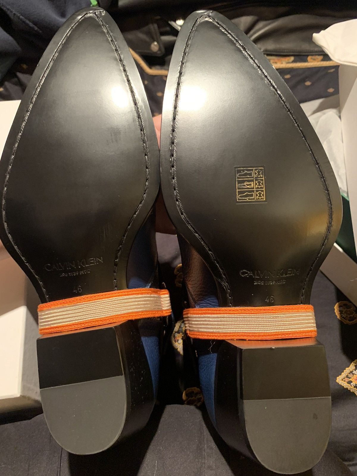 Calvin Klein 205W39NYC CALVIN KLEIN 205W39NYC Tex Harness Grainy Calf Boots 13/46 Size US 13 / EU 46 - 5 Thumbnail