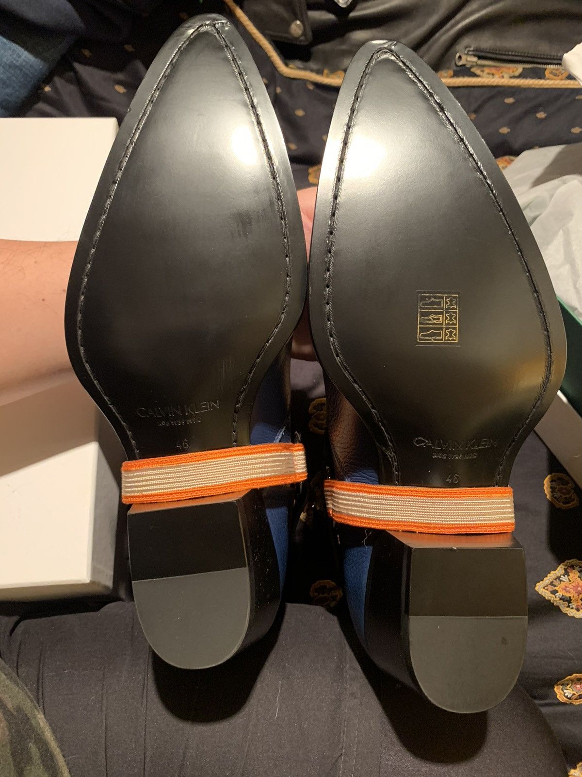 Calvin Klein 205W39NYC CALVIN KLEIN 205W39NYC Tex Harness Grainy Calf Boots 13/46 Size US 13 / EU 46 - 4 Thumbnail