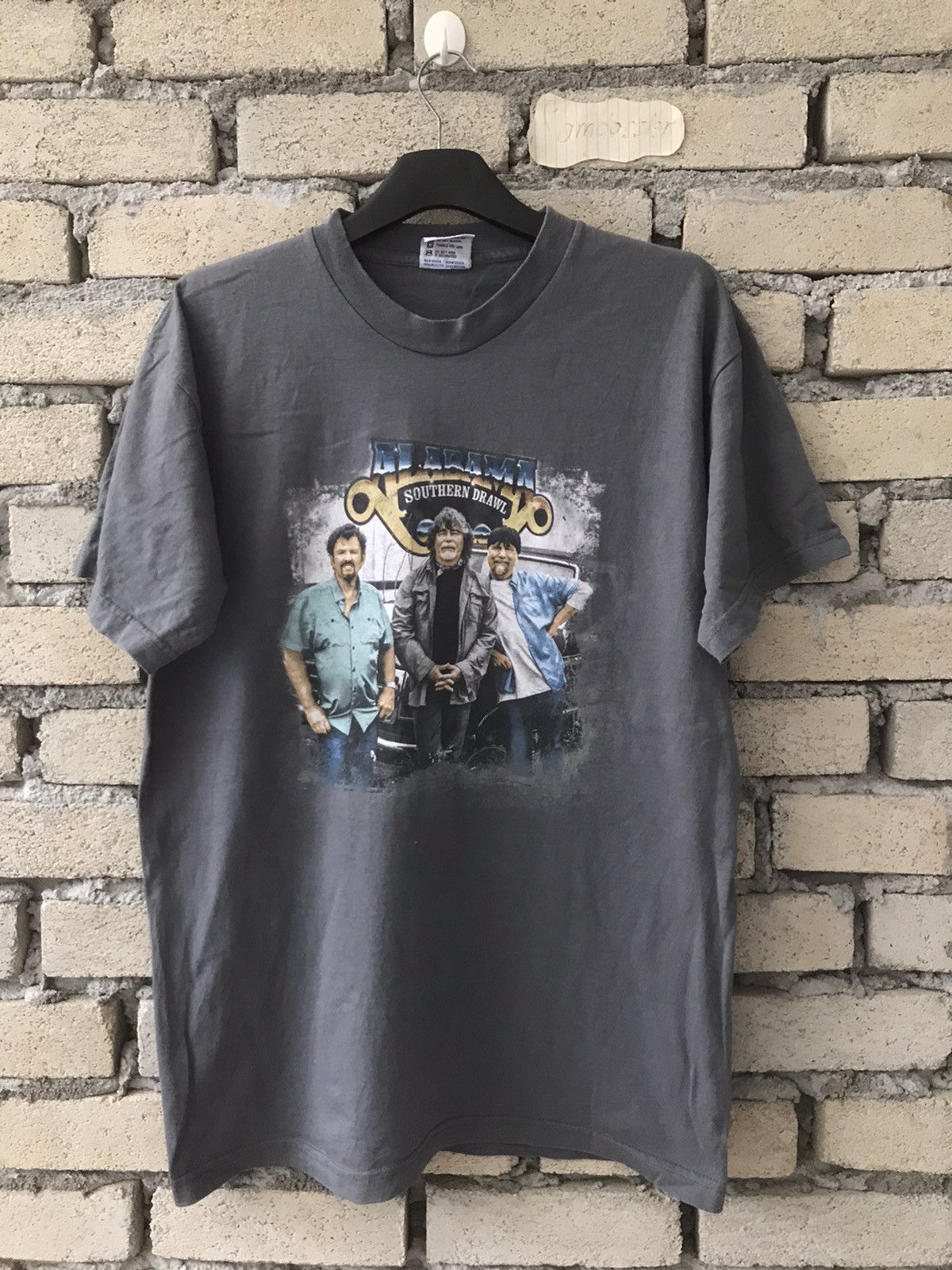 Band Tees × Vintage Vintage 90s Alabama Band Line Up Southern Drawl Rock Band Size US L / EU 52-54 / 3 - 1 Thumbnail