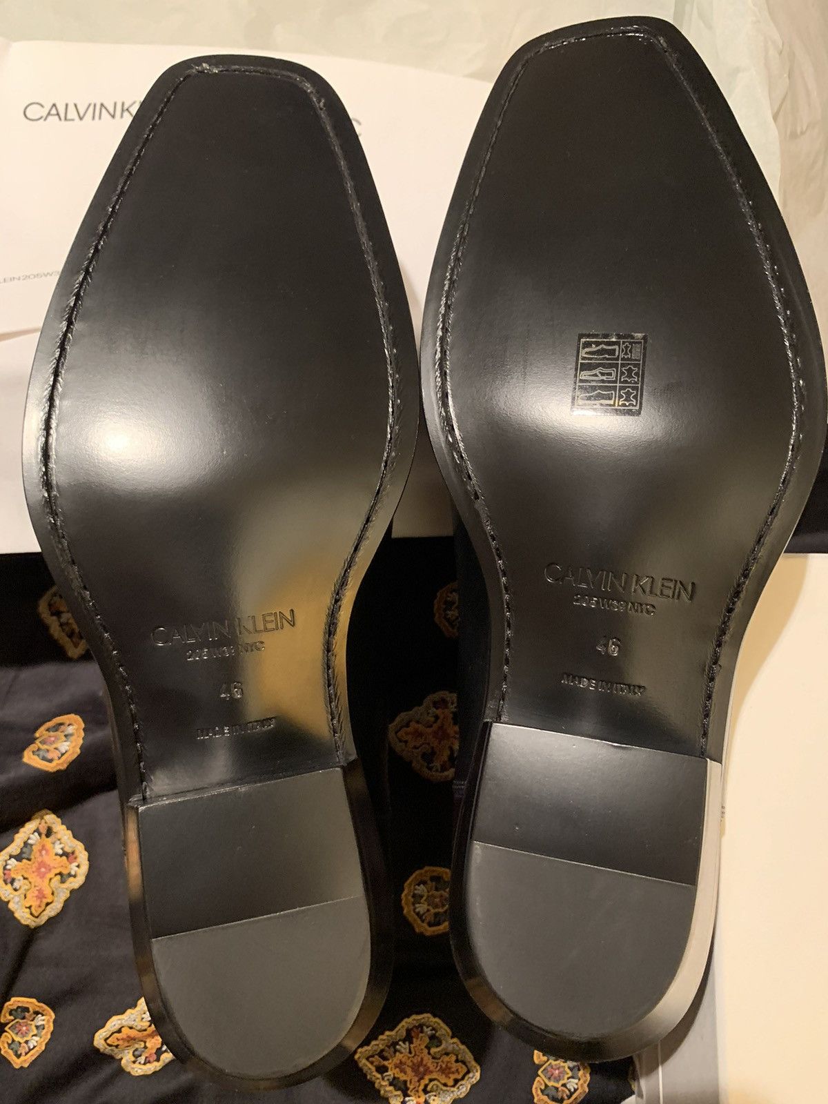 Calvin Klein 205W39NYC CALVIN KLEIN 205W39NYC Western Chris Leather Boots 13/46 Size US 13 / EU 46 - 8 Thumbnail