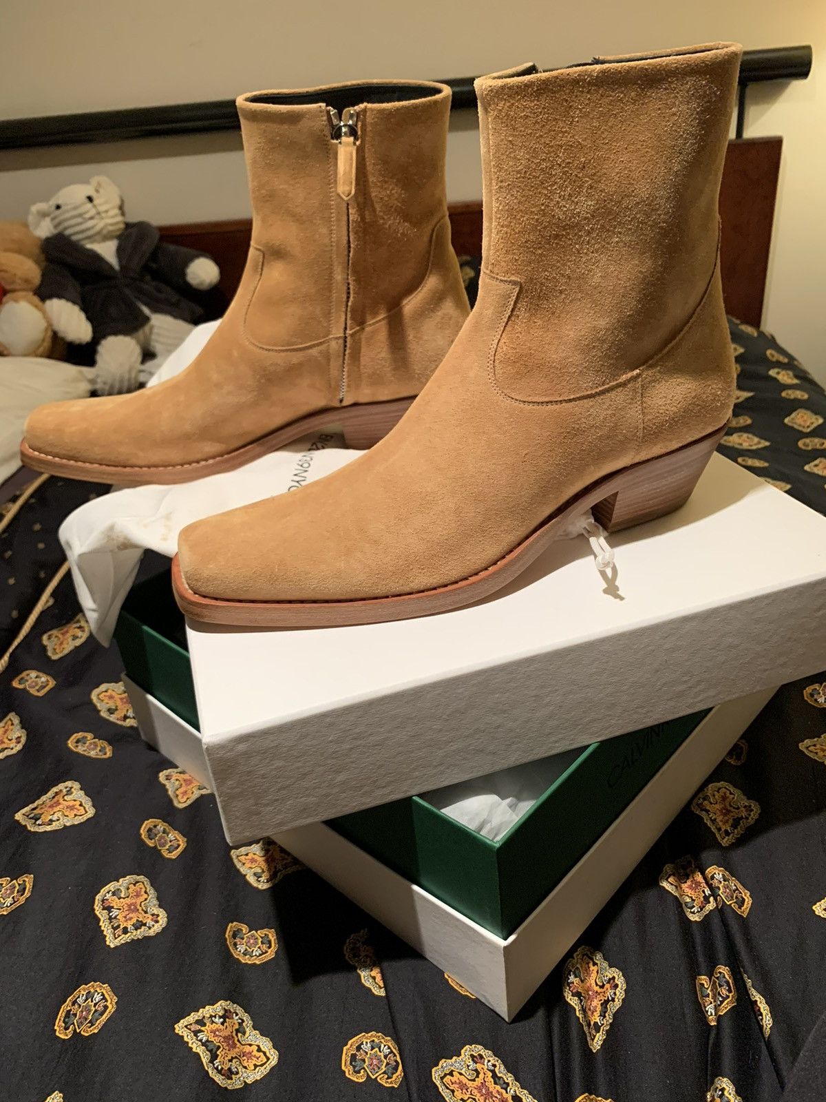 CALVIN KLEIN 205W39NYC Western Tod Suede Boots 13 46 Footwear