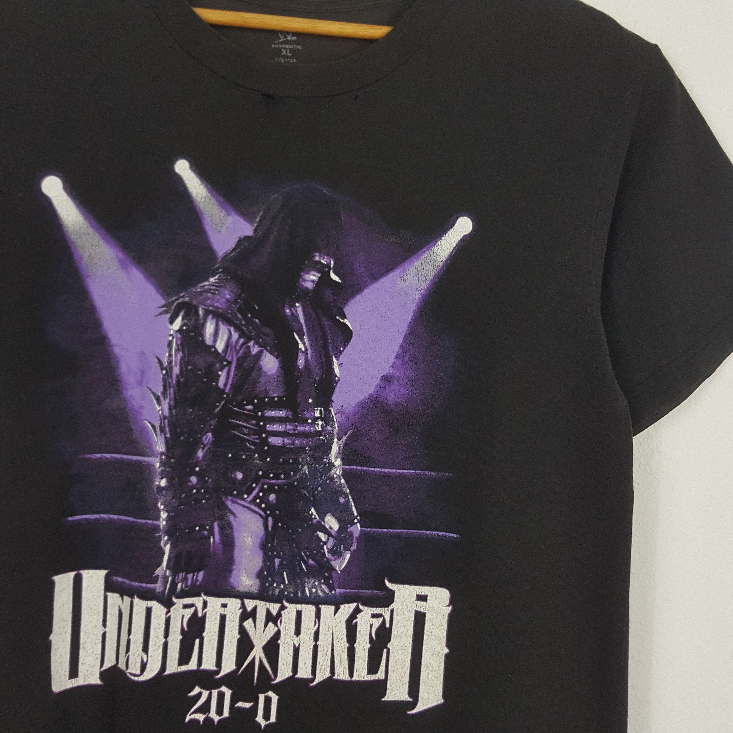 Vintage × WWE × WWF Vintage THE UNDERTAKER WWE WWF tour t-shirt Size US L / EU 52-54 / 3 - 2 Thumbnail