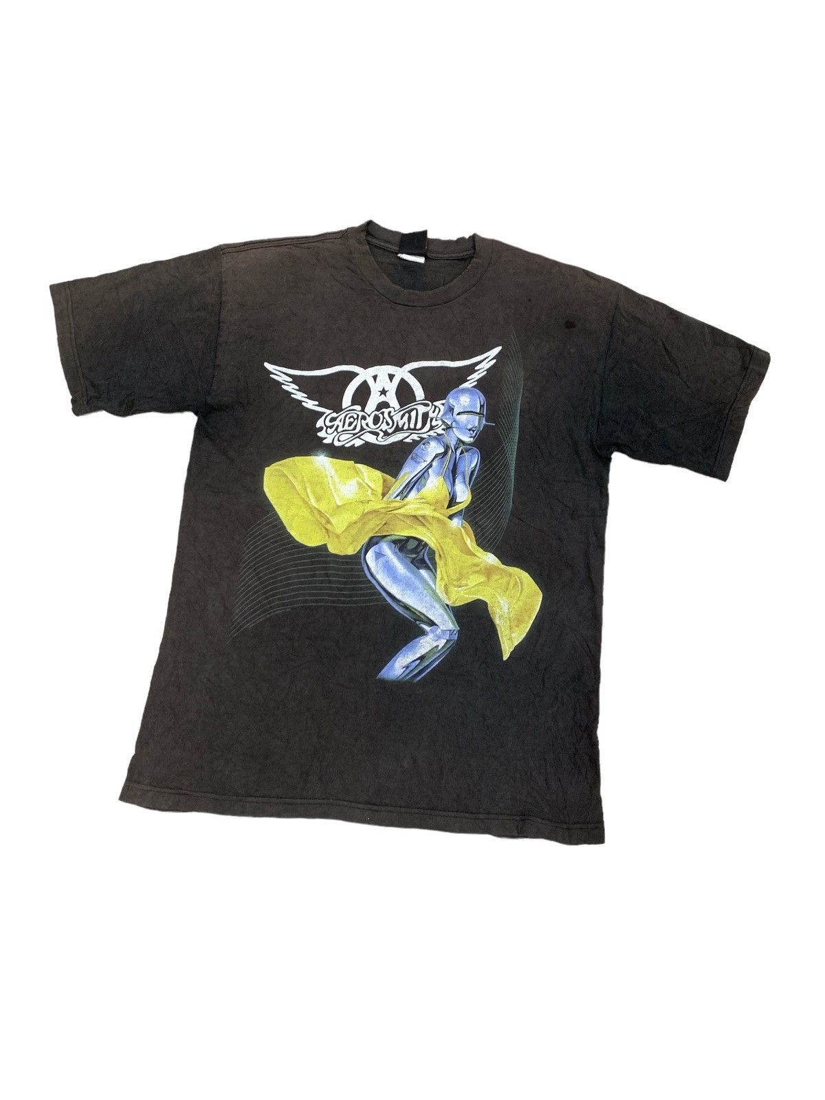 Band Tees SUN FADED AEROSMITH X HAJIME SORAYAMA JUST PUSH PLAY T SHIRT Size US L / EU 52-54 / 3 - 2 Thumbnail