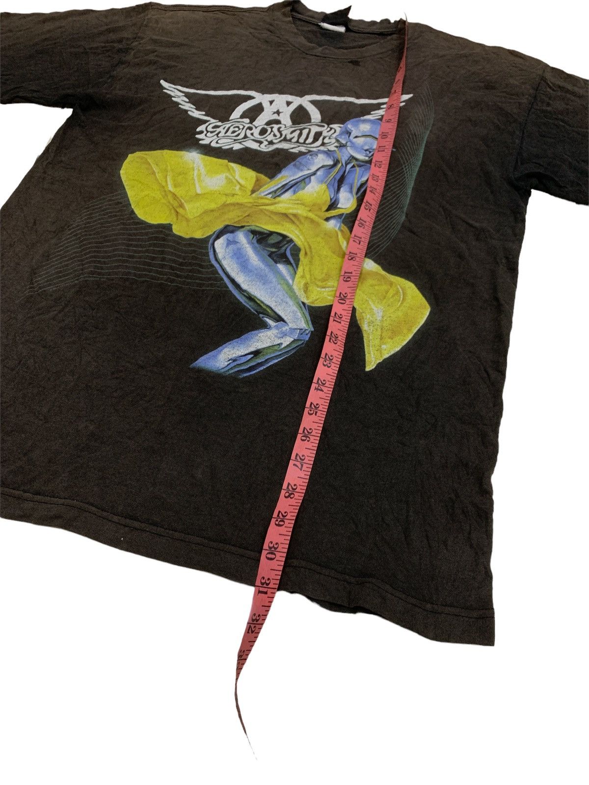 Band Tees SUN FADED AEROSMITH X HAJIME SORAYAMA JUST PUSH PLAY T SHIRT Size US L / EU 52-54 / 3 - 4 Thumbnail