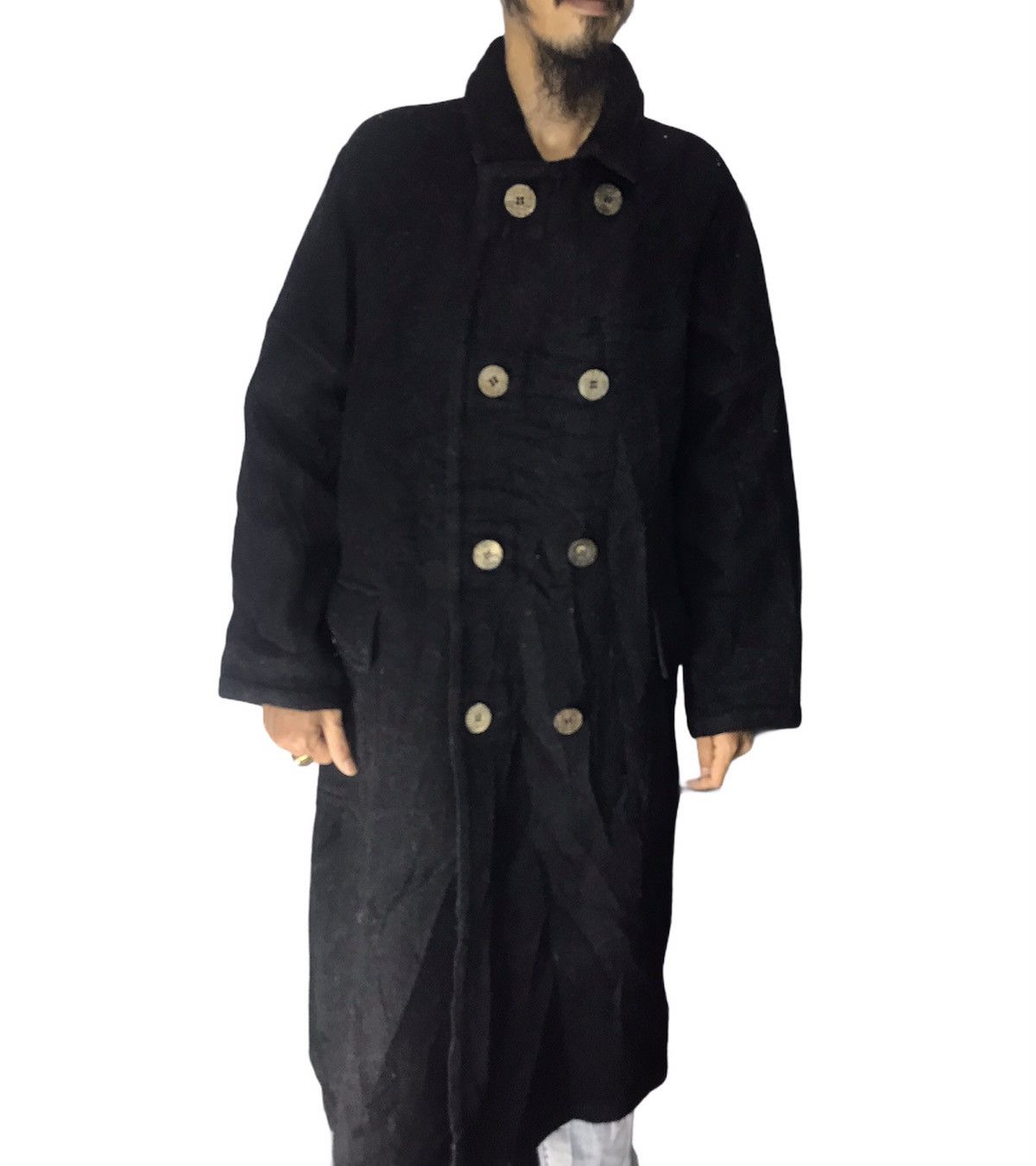 Issey Miyake × Tsumori Chisato 🔥best OFFER🔥Vintage IS BY Issey miyake wool long coat Size US XL / EU 56 / 4 - 4 Thumbnail