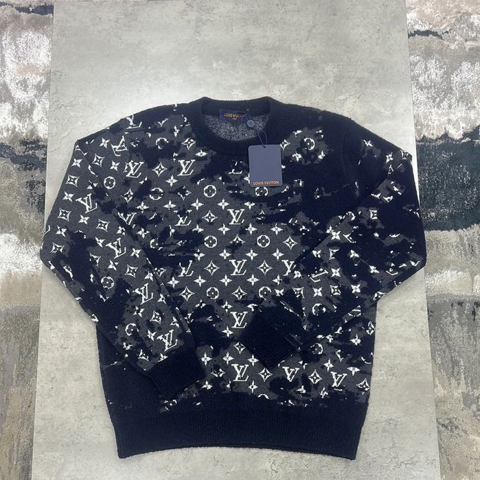 Louis Vuitton Distressed Monogram Crewneck