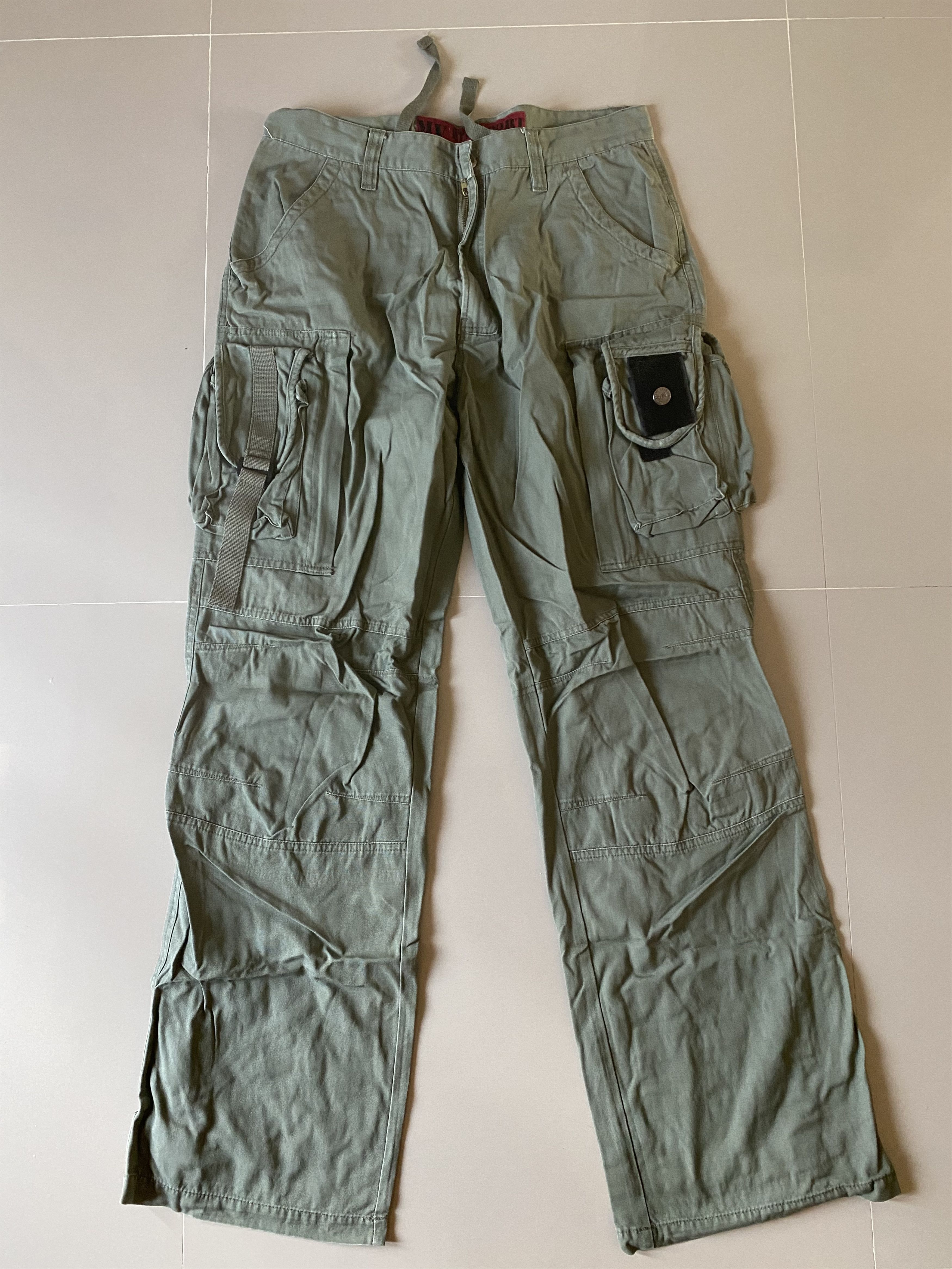 Image of 20471120 x General Research Vintage Tactical Multi Pocket Military Army Sage Green, Men's (Size 31)