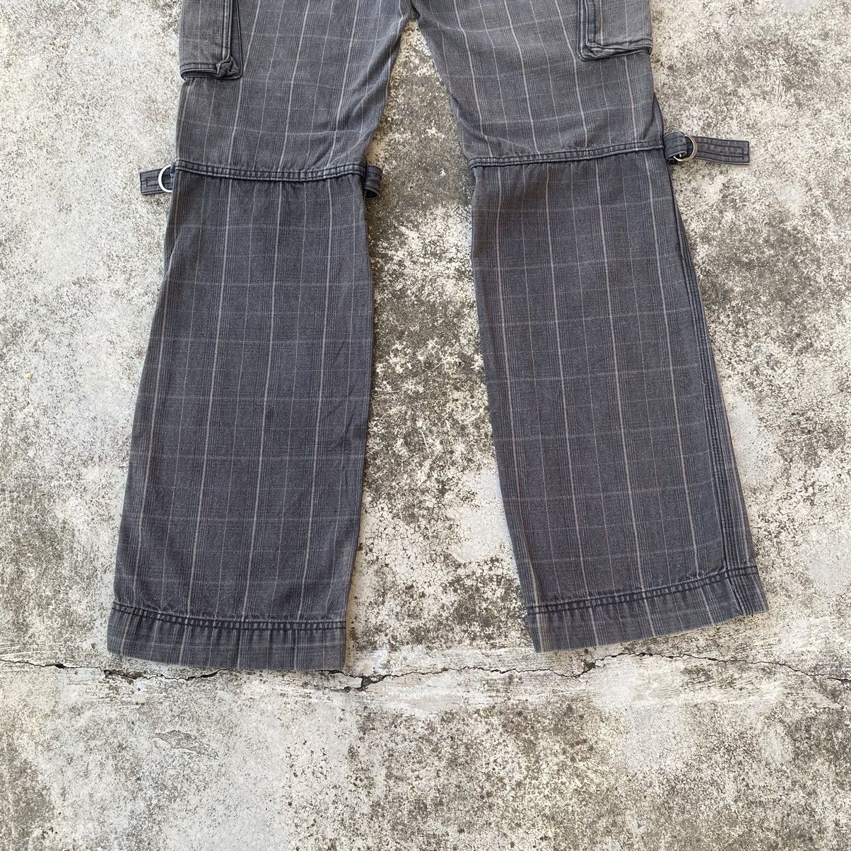 14th Addiction × If Six Was Nine × Japanese Brand Vintage Japanese Nicole Club Checked Punk Cargo Bondage Pant Size US 33 - 11 Thumbnail