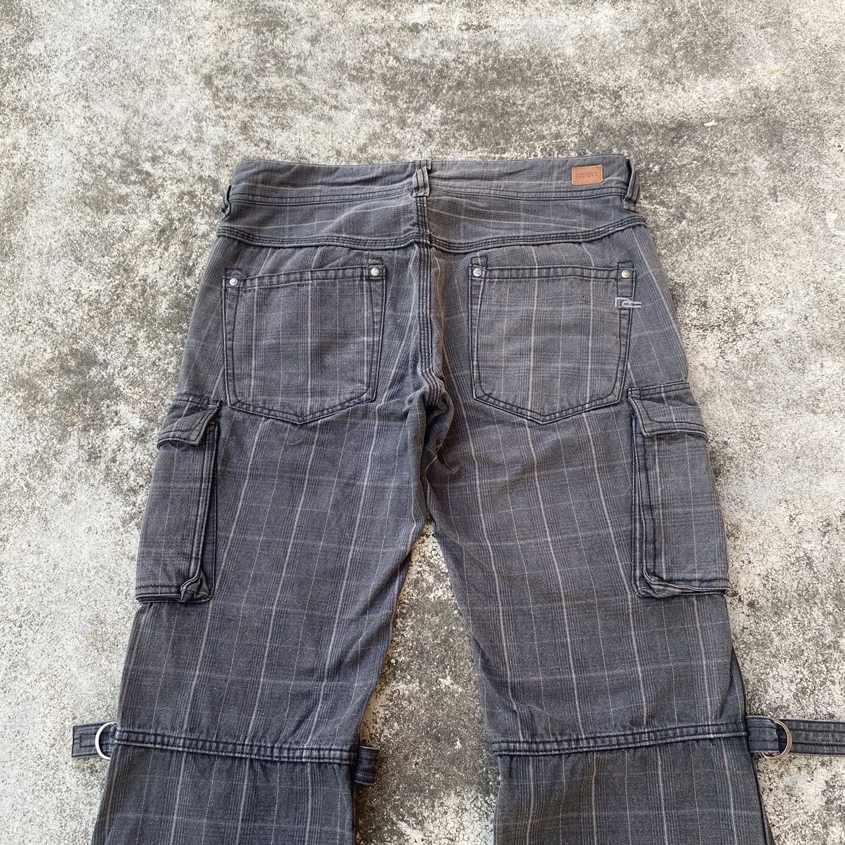 14th Addiction × If Six Was Nine × Japanese Brand Vintage Japanese Nicole Club Checked Punk Cargo Bondage Pant Size US 33 - 10 Thumbnail