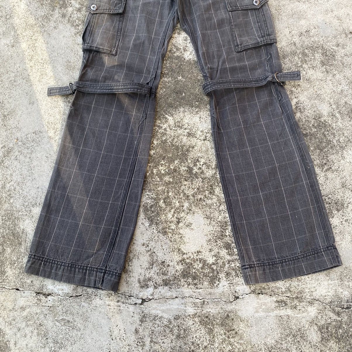 14th Addiction × If Six Was Nine × Japanese Brand Vintage Japanese Nicole Club Checked Punk Cargo Bondage Pant Size US 33 - 7 Thumbnail