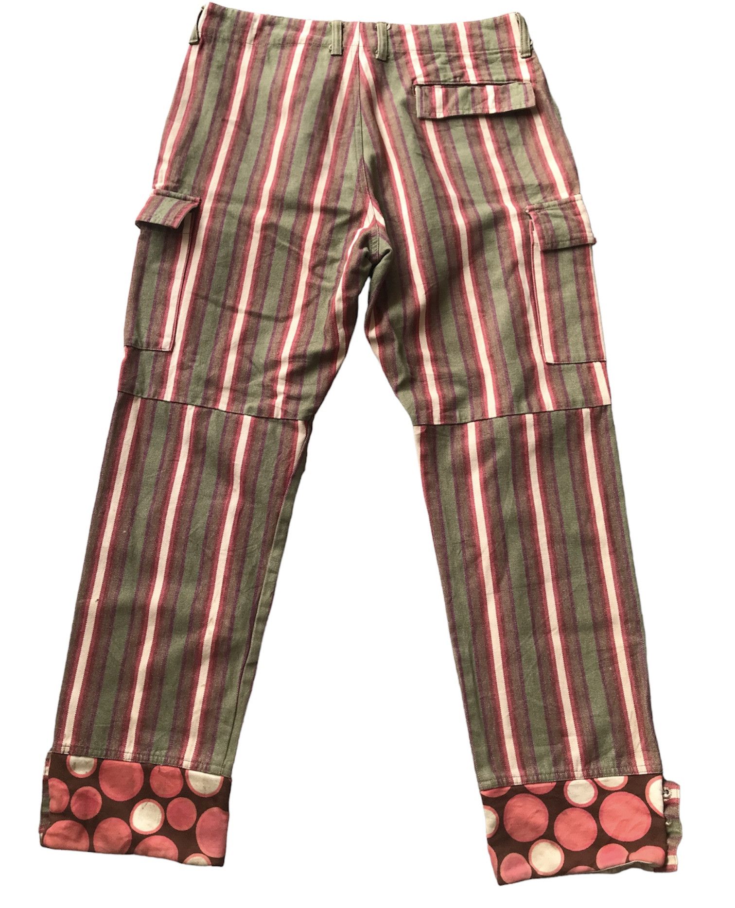 Japanese Brand Rare Japanese Brand Blue Scuba Cargo Stripes Size US 33 - 2 Thumbnail