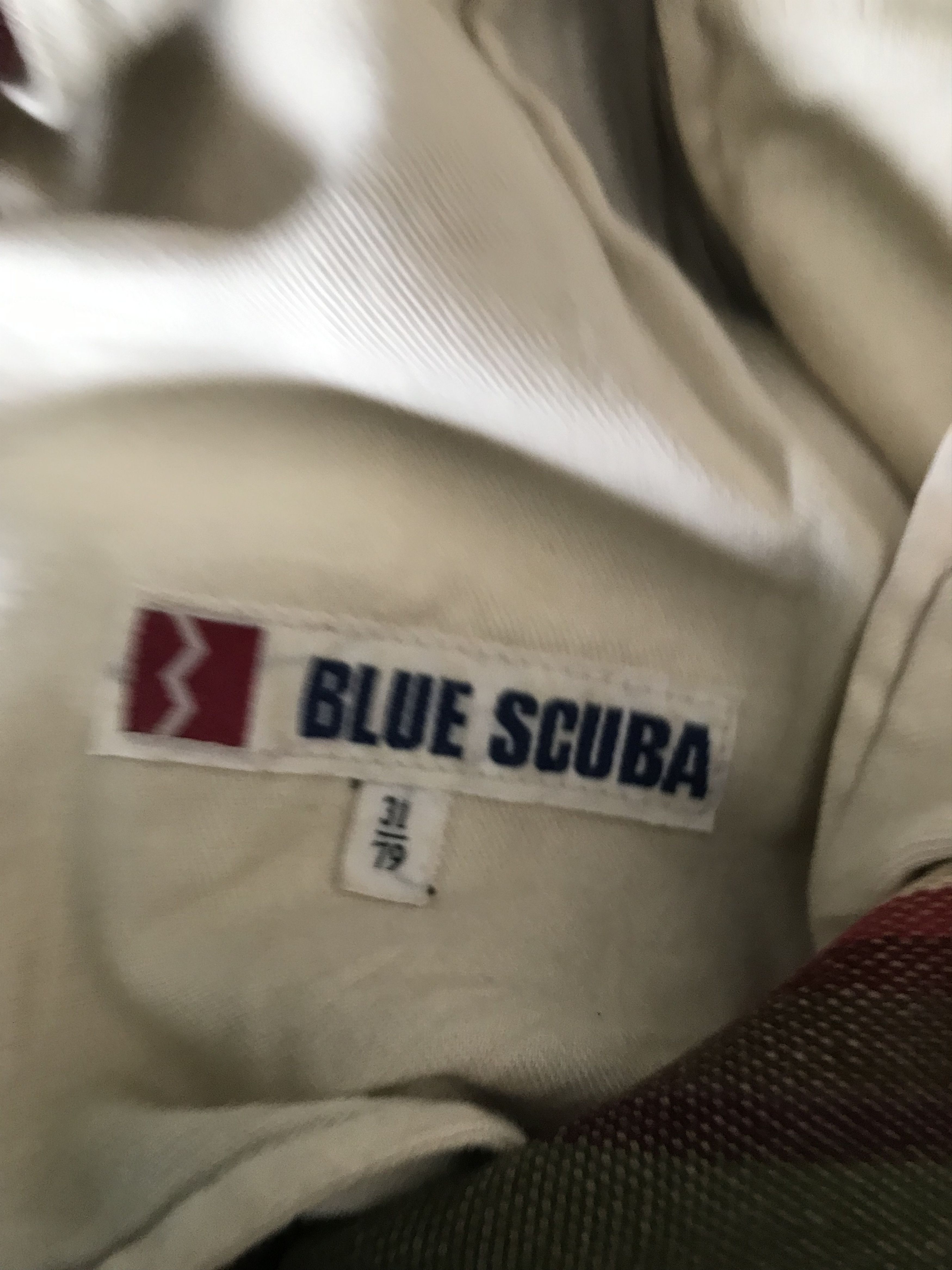 Japanese Brand Rare Japanese Brand Blue Scuba Cargo Stripes Size US 33 - 5 Thumbnail
