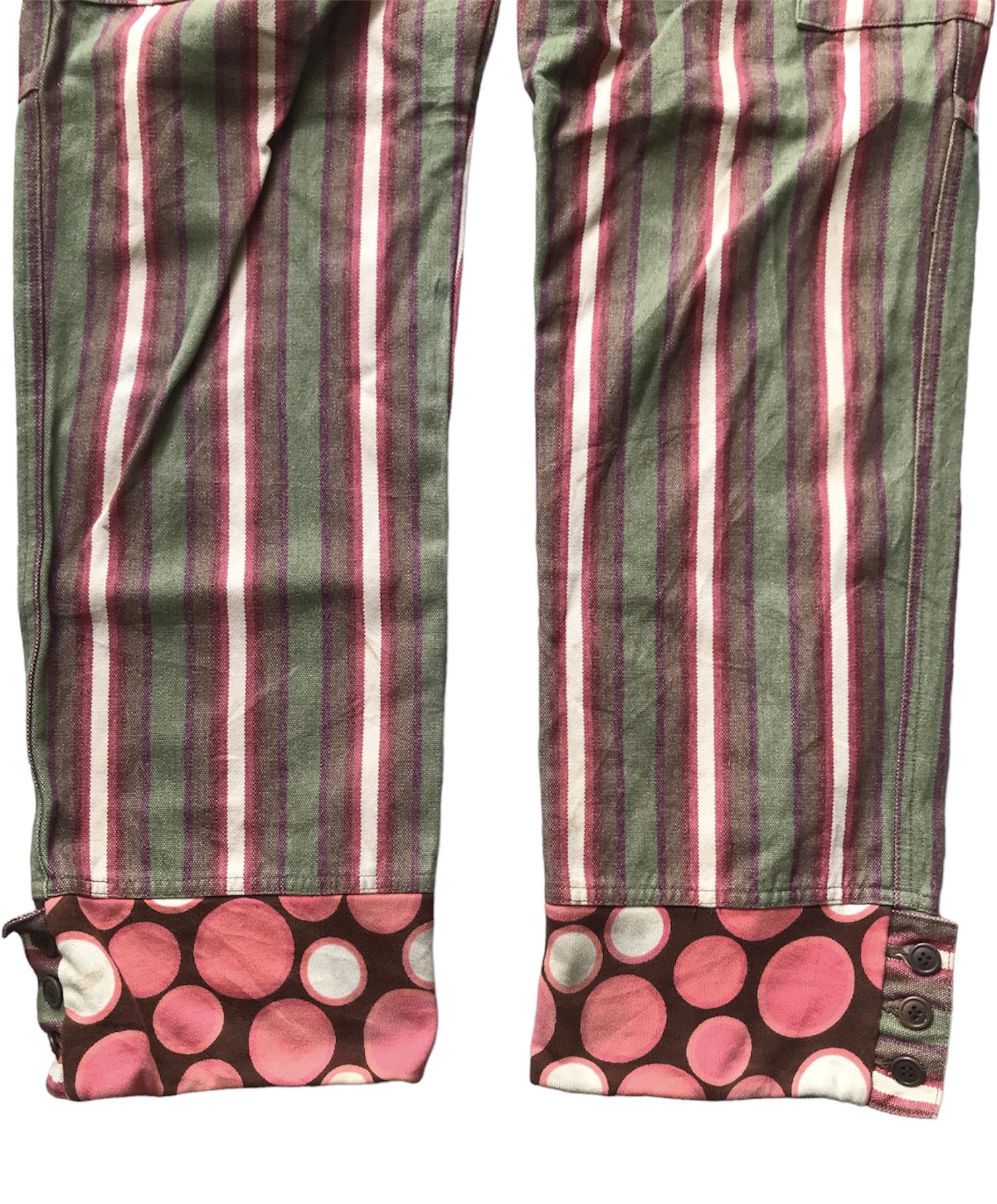 Japanese Brand Rare Japanese Brand Blue Scuba Cargo Stripes Size US 33 - 3 Thumbnail