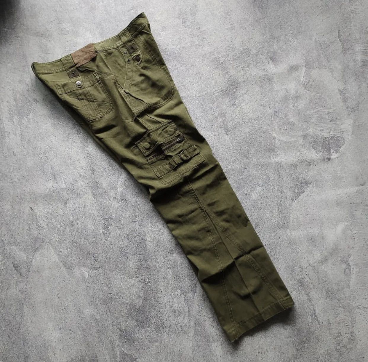 General Research Vintage Japanese Tactical Multi Pocket Pants Green Size US 30 / EU 46 - 1 Thumbnail