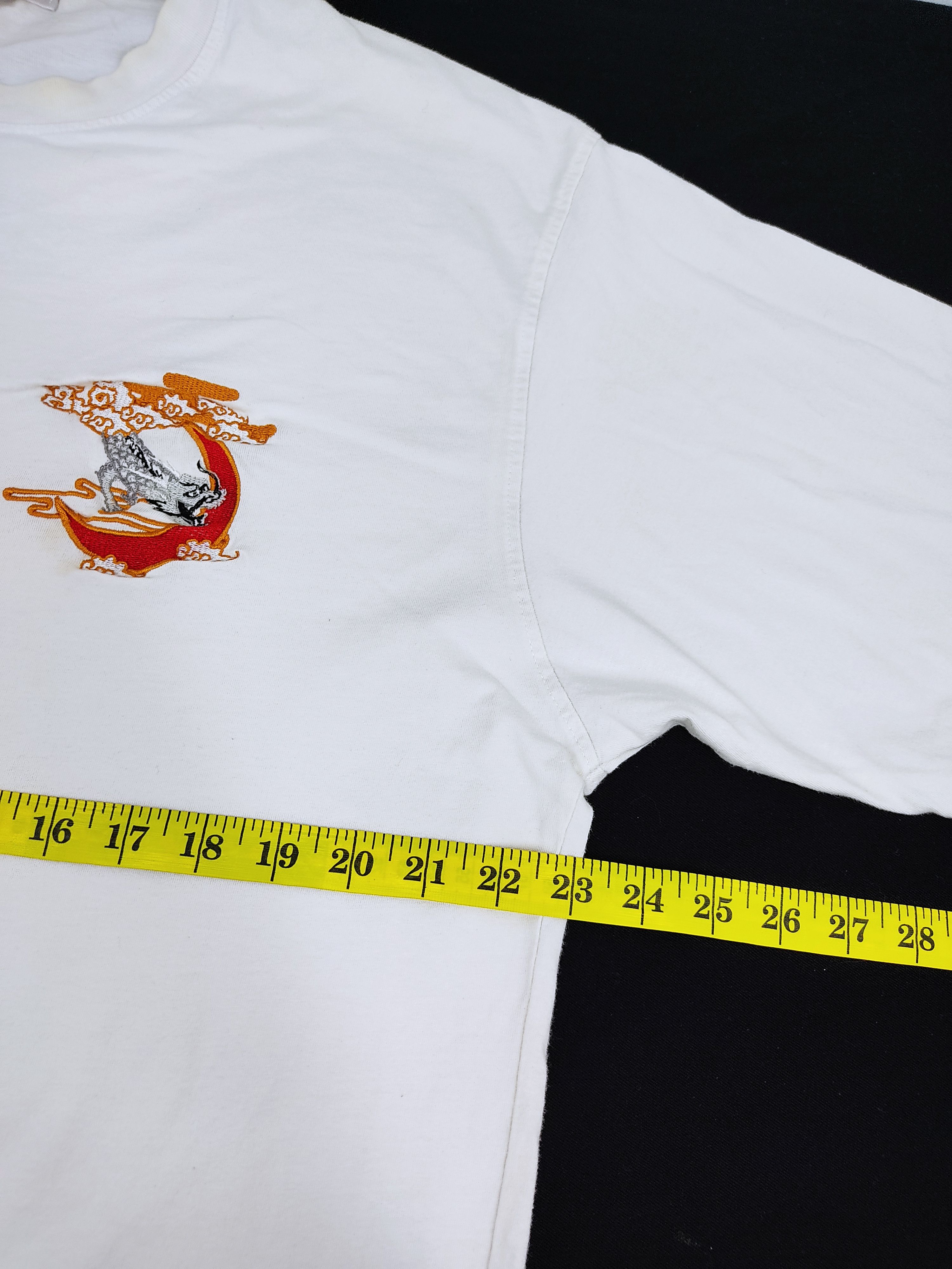 Japanese Brand Japan Dragon Embroidery Logo by Cross Keys Sukajan Souvenir Size US XL / EU 56 / 4 - 5 Thumbnail