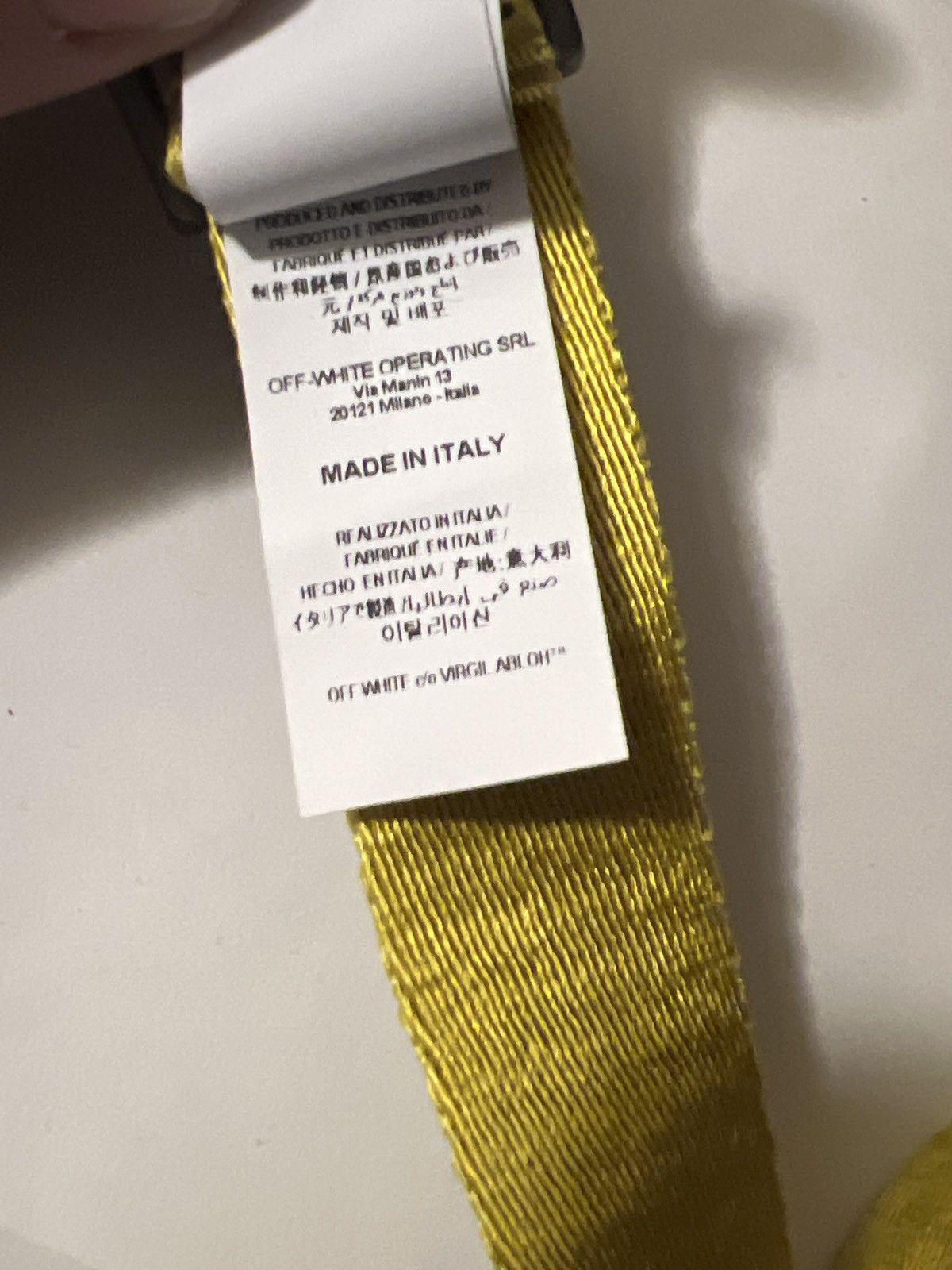 Off-White Off white industrial belt Size ONE SIZE - 10 Thumbnail