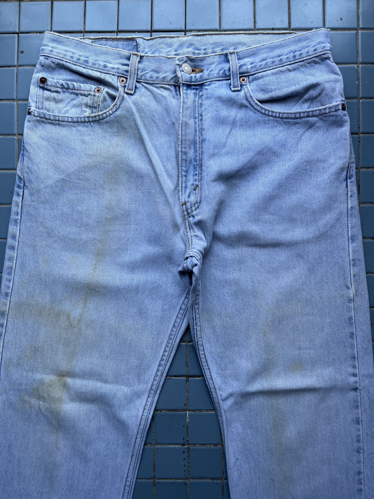 Levi's × Vintage 90s Vintage Levis 505 Light Wash Jeans - J544 Size US 34 / EU 50 - 3 Thumbnail