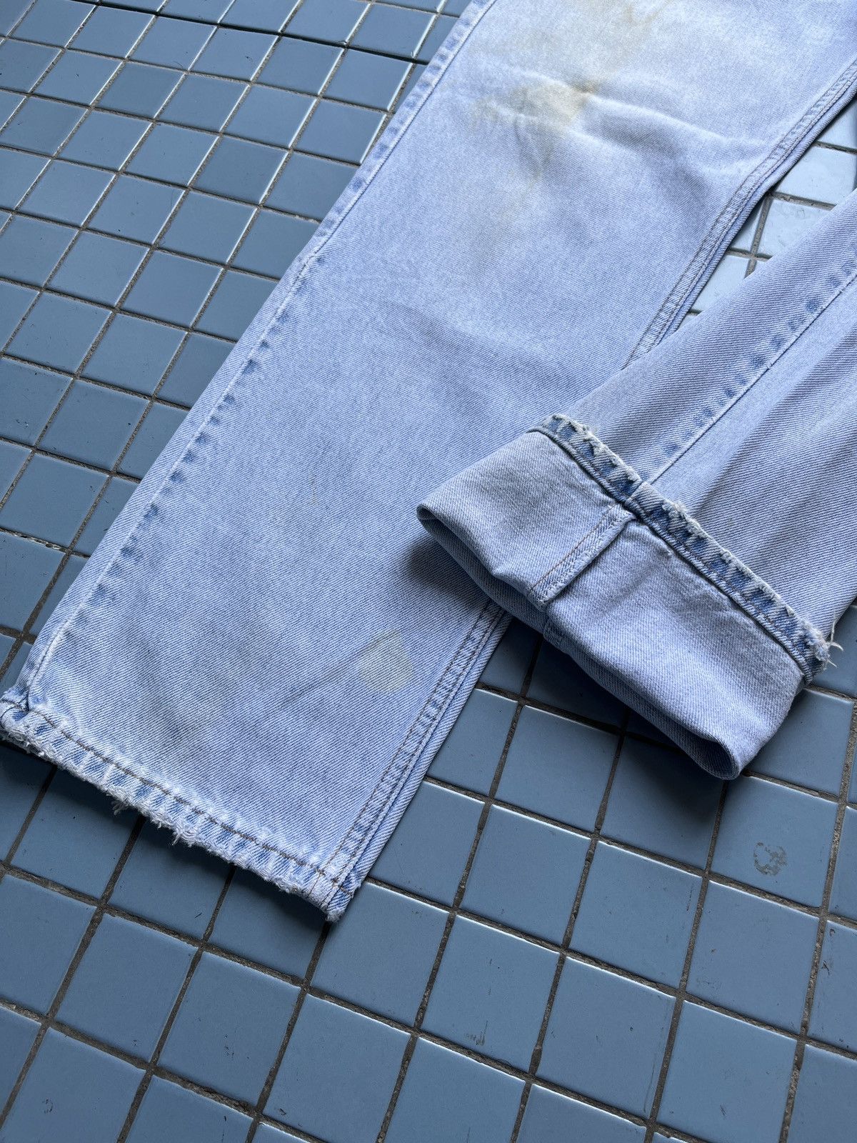 Levi's × Vintage 90s Vintage Levis 505 Light Wash Jeans - J544 Size US 34 / EU 50 - 5 Thumbnail
