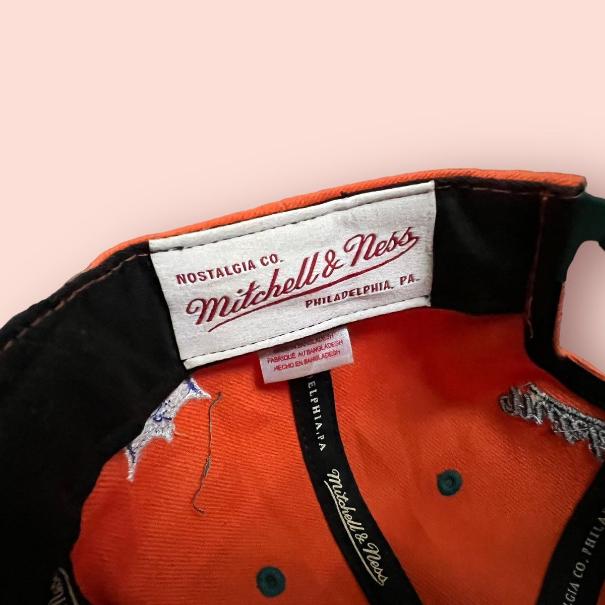 Gear for Sports × Mitchell & Ness × NFL VINTAGE MITCHELL & NESS NFL MIAMI DOLPHINS SNAPBACK CAP Size ONE SIZE - 22 Thumbnail