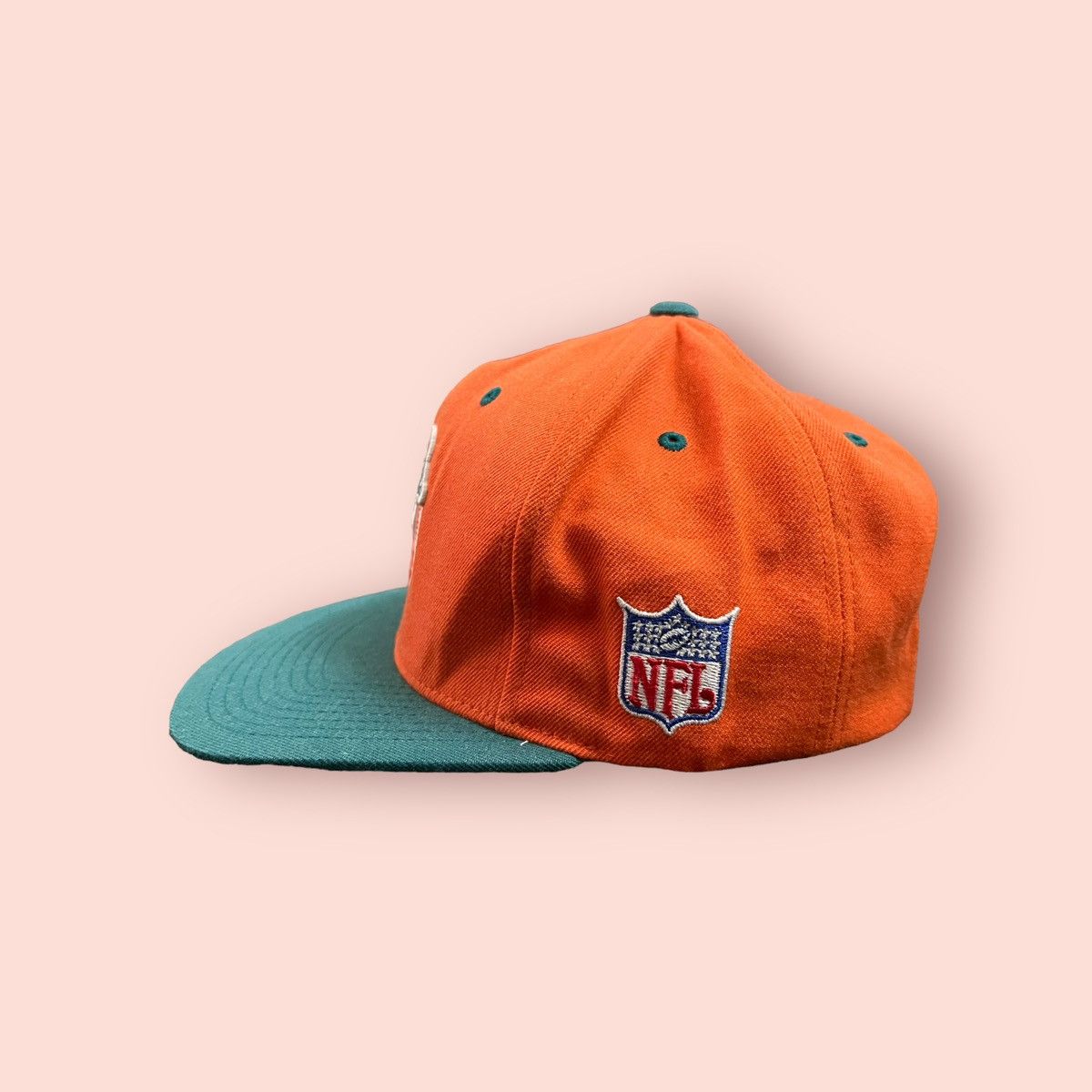 Gear for Sports × Mitchell & Ness × NFL VINTAGE MITCHELL & NESS NFL MIAMI DOLPHINS SNAPBACK CAP Size ONE SIZE - 8 Thumbnail
