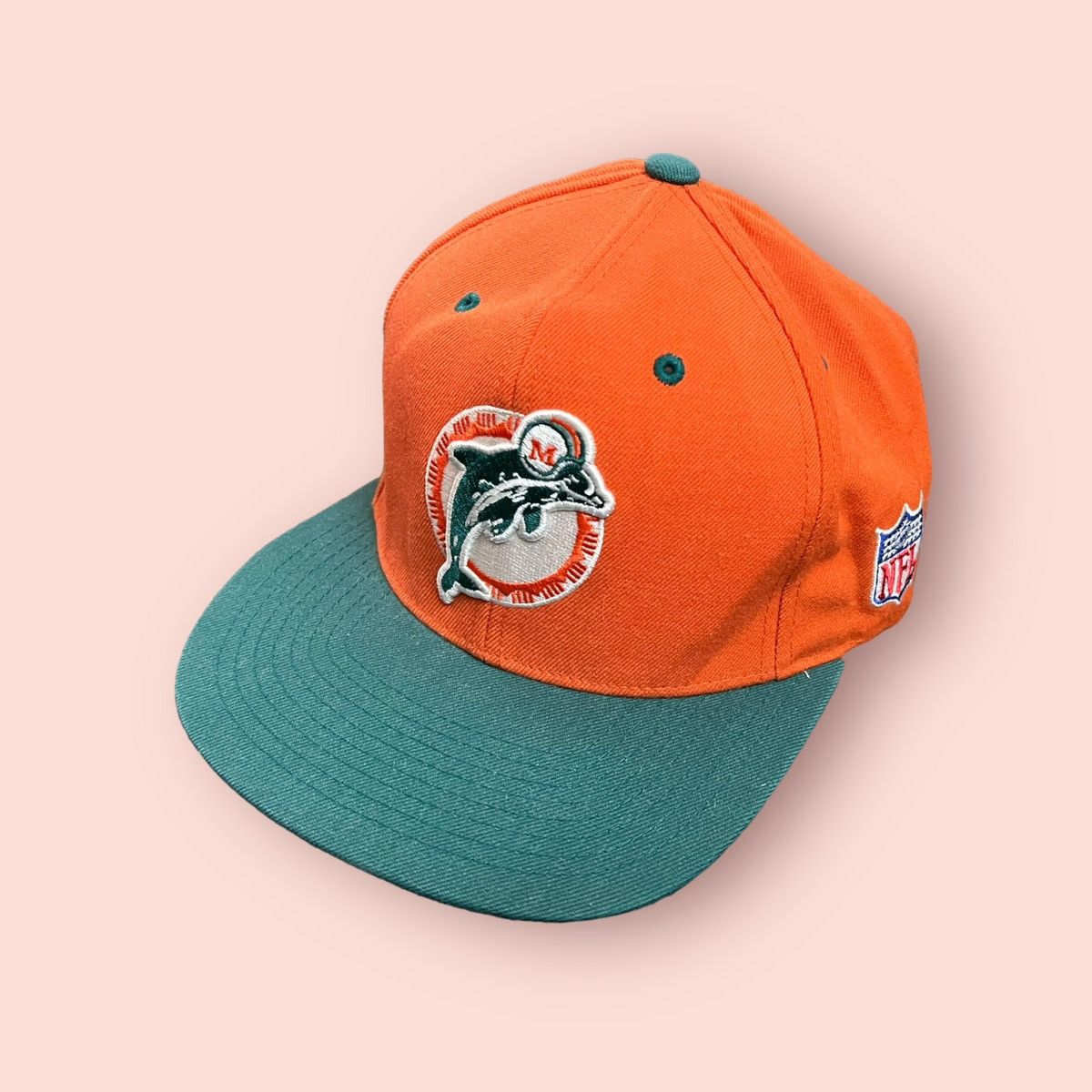 Gear for Sports × Mitchell & Ness × NFL VINTAGE MITCHELL & NESS NFL MIAMI DOLPHINS SNAPBACK CAP Size ONE SIZE - 4 Thumbnail
