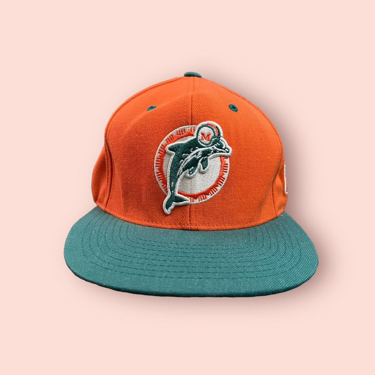 Gear for Sports × Mitchell & Ness × NFL VINTAGE MITCHELL & NESS NFL MIAMI DOLPHINS SNAPBACK CAP Size ONE SIZE - 3 Thumbnail