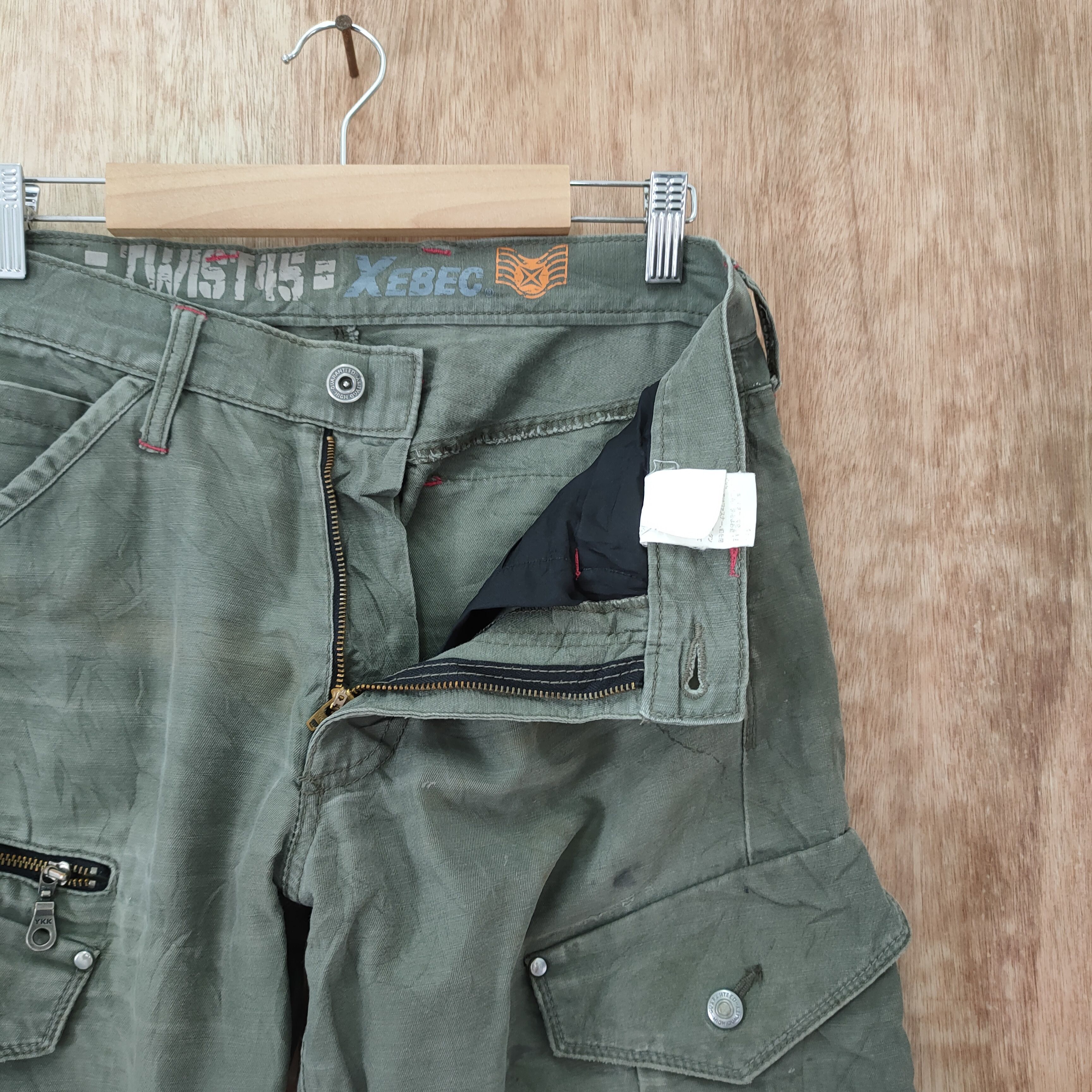 Japanese Brand VINTAGE JAPAN X BEC FADED CARGO PANTS Size US 30 / EU 46 - 10 Thumbnail