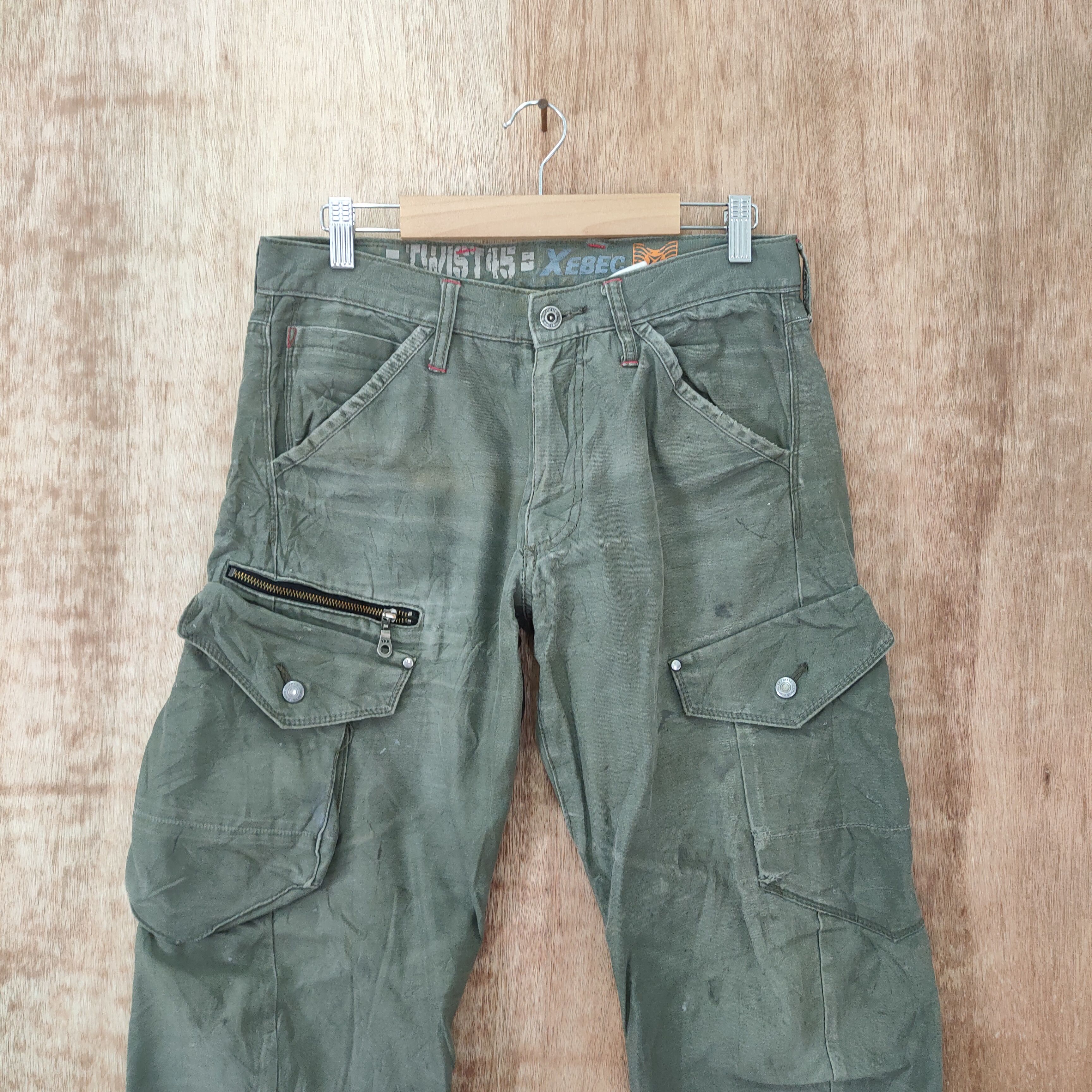 Japanese Brand VINTAGE JAPAN X BEC FADED CARGO PANTS Size US 30 / EU 46 - 2 Thumbnail
