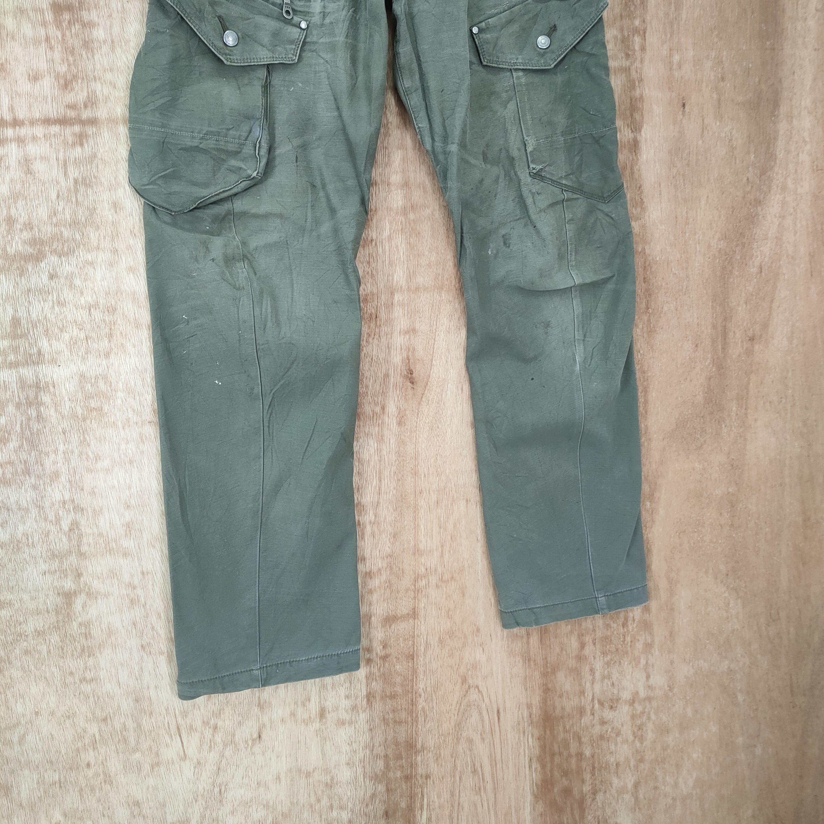 Japanese Brand VINTAGE JAPAN X BEC FADED CARGO PANTS Size US 30 / EU 46 - 9 Thumbnail