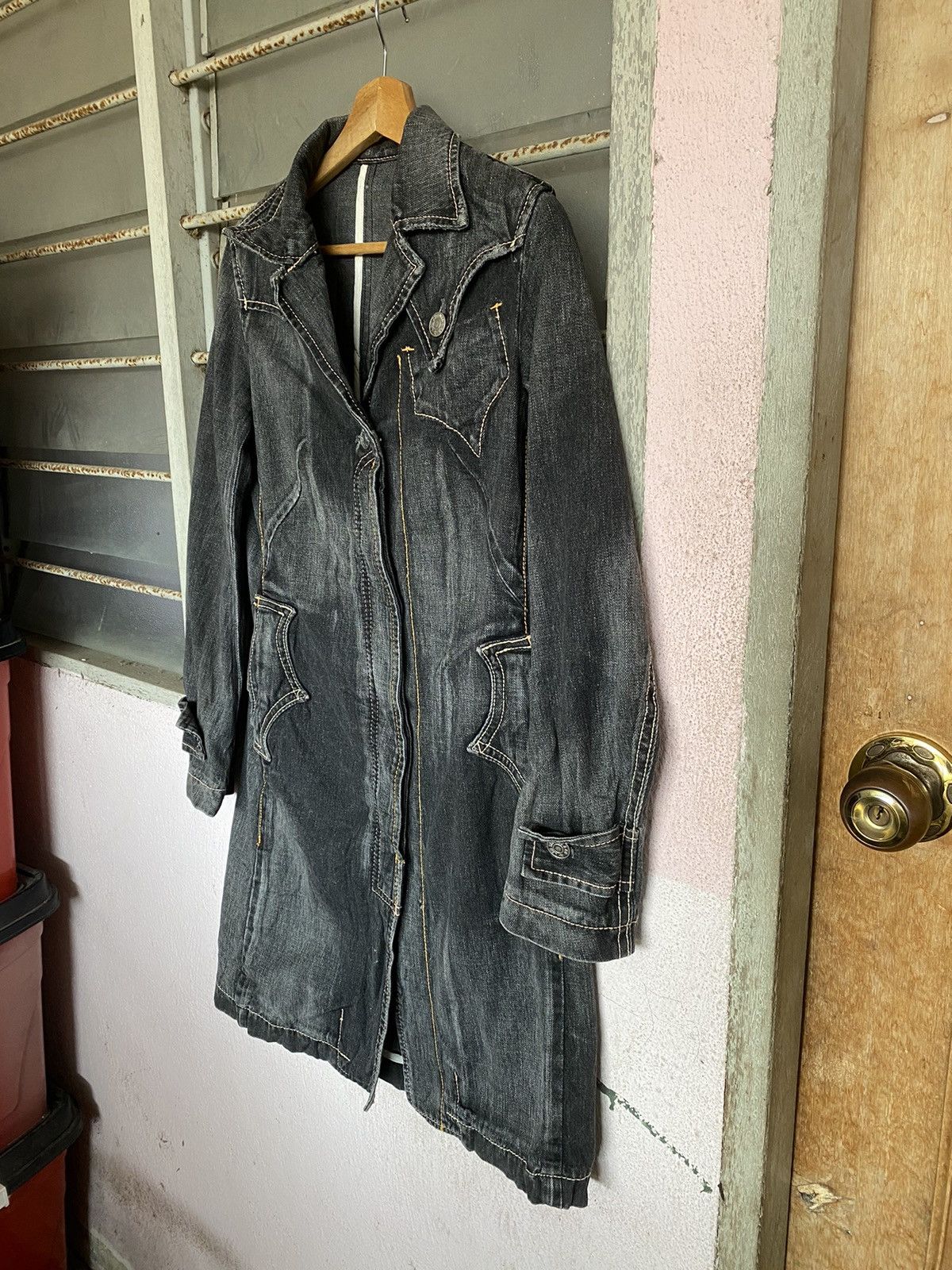 Levi's Levis long denim jacket Size M / US 6-8 / IT 42-44 - 3 Thumbnail
