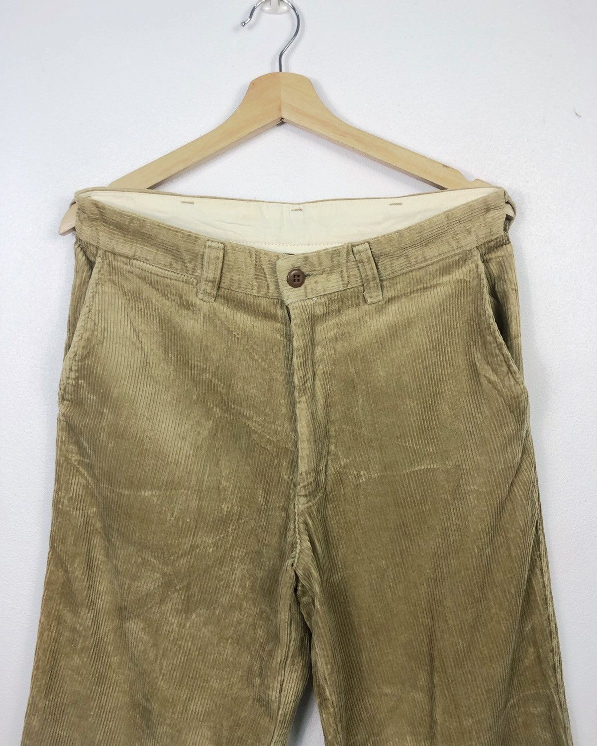 Schott × Vintage Rare Vintage Schott Corduroy Combat Trousers Pants Size US 30 / EU 46 - 2 Thumbnail