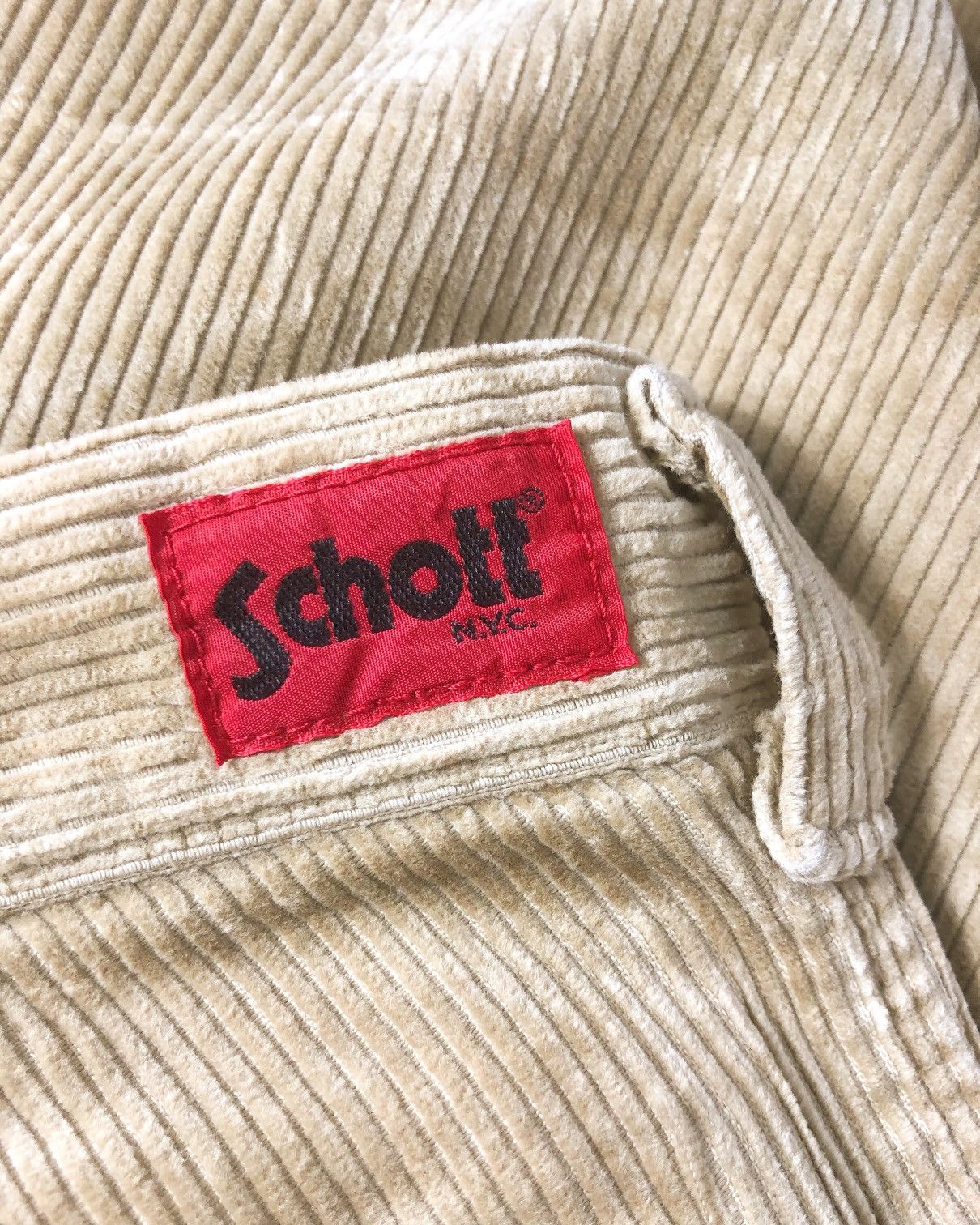 Schott × Vintage Rare Vintage Schott Corduroy Combat Trousers Pants Size US 30 / EU 46 - 7 Thumbnail