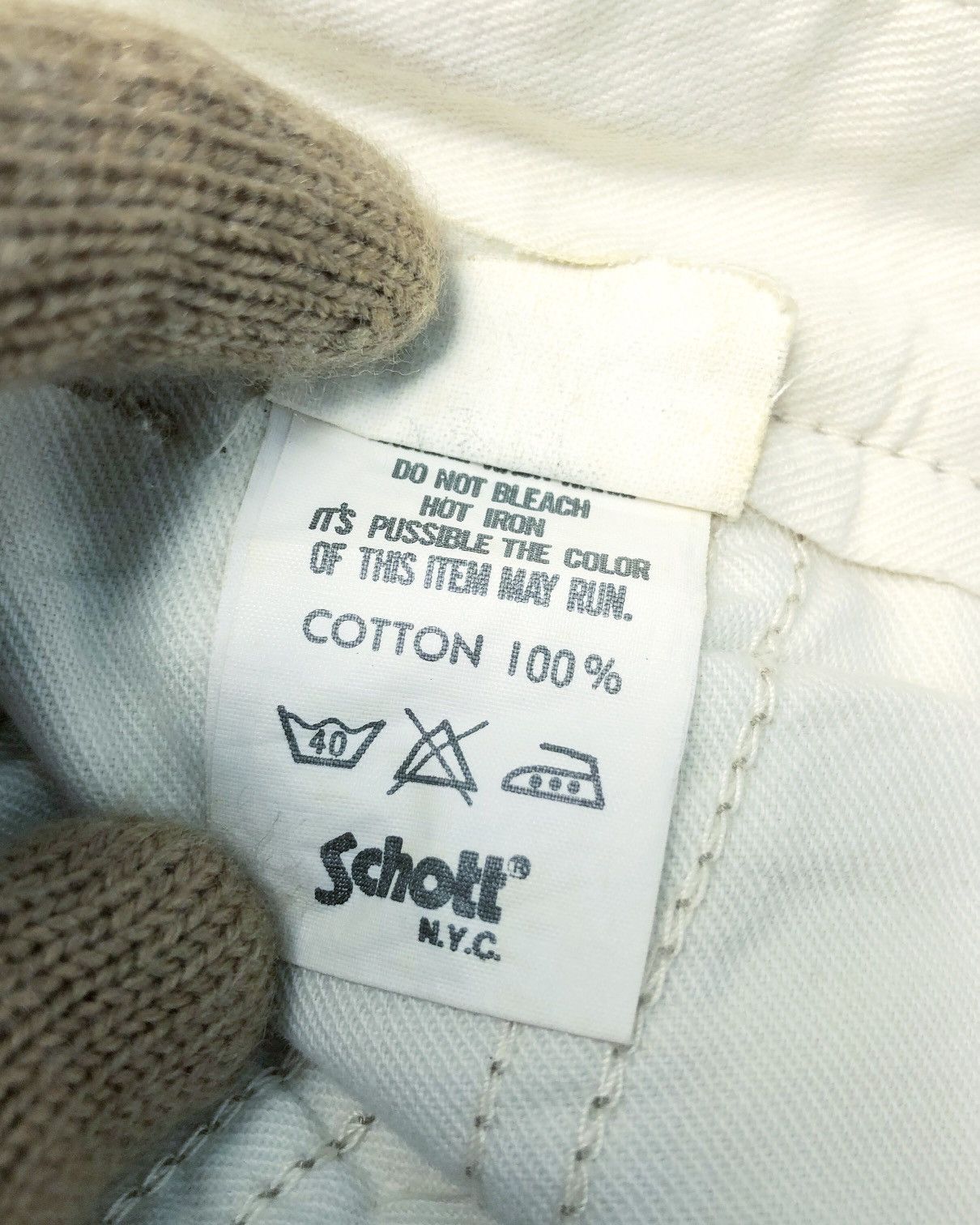 Schott × Vintage Rare Vintage Schott Corduroy Combat Trousers Pants Size US 30 / EU 46 - 10 Thumbnail